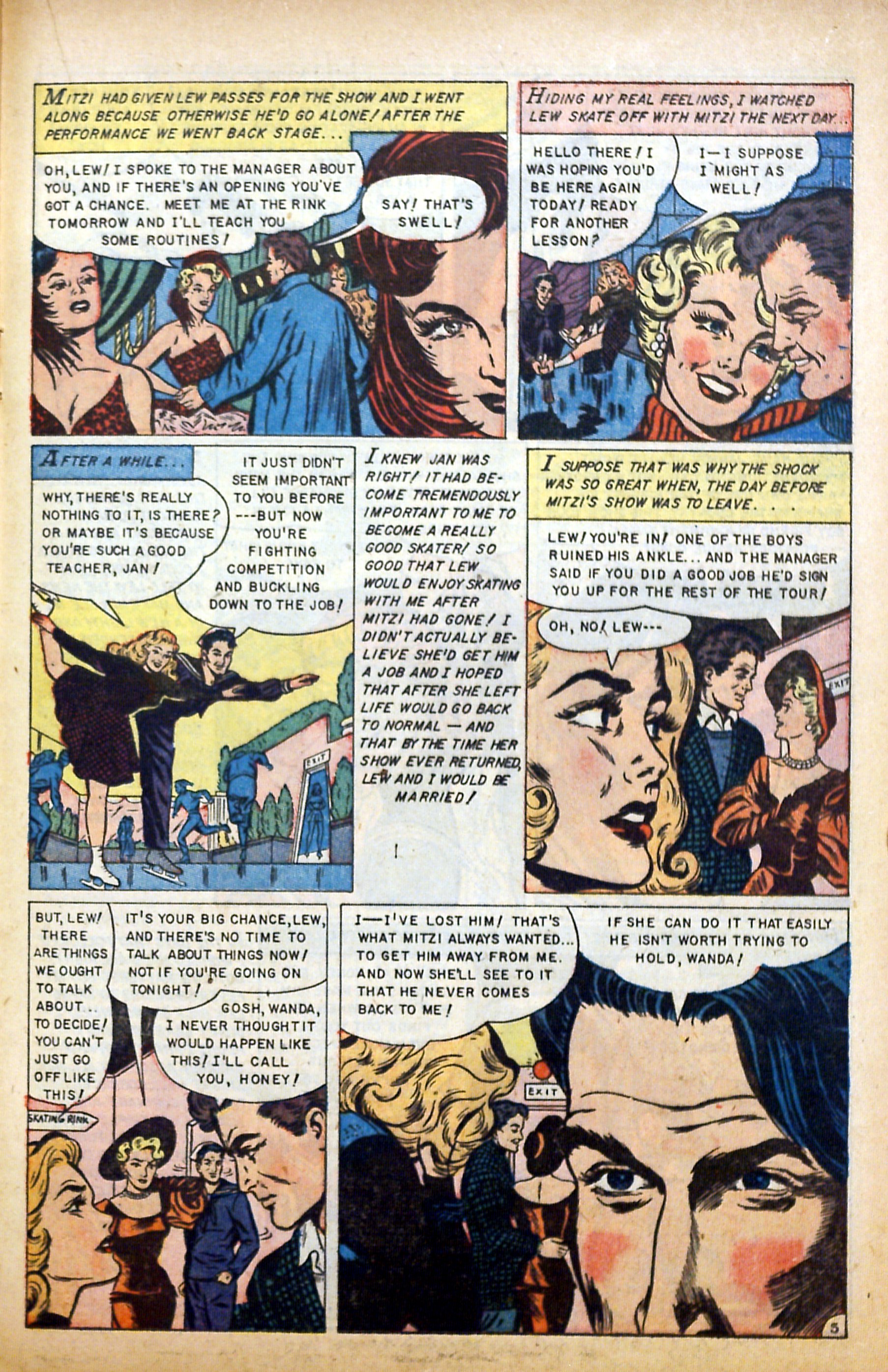 Read online Glamorous Romances comic -  Issue #77 - 21