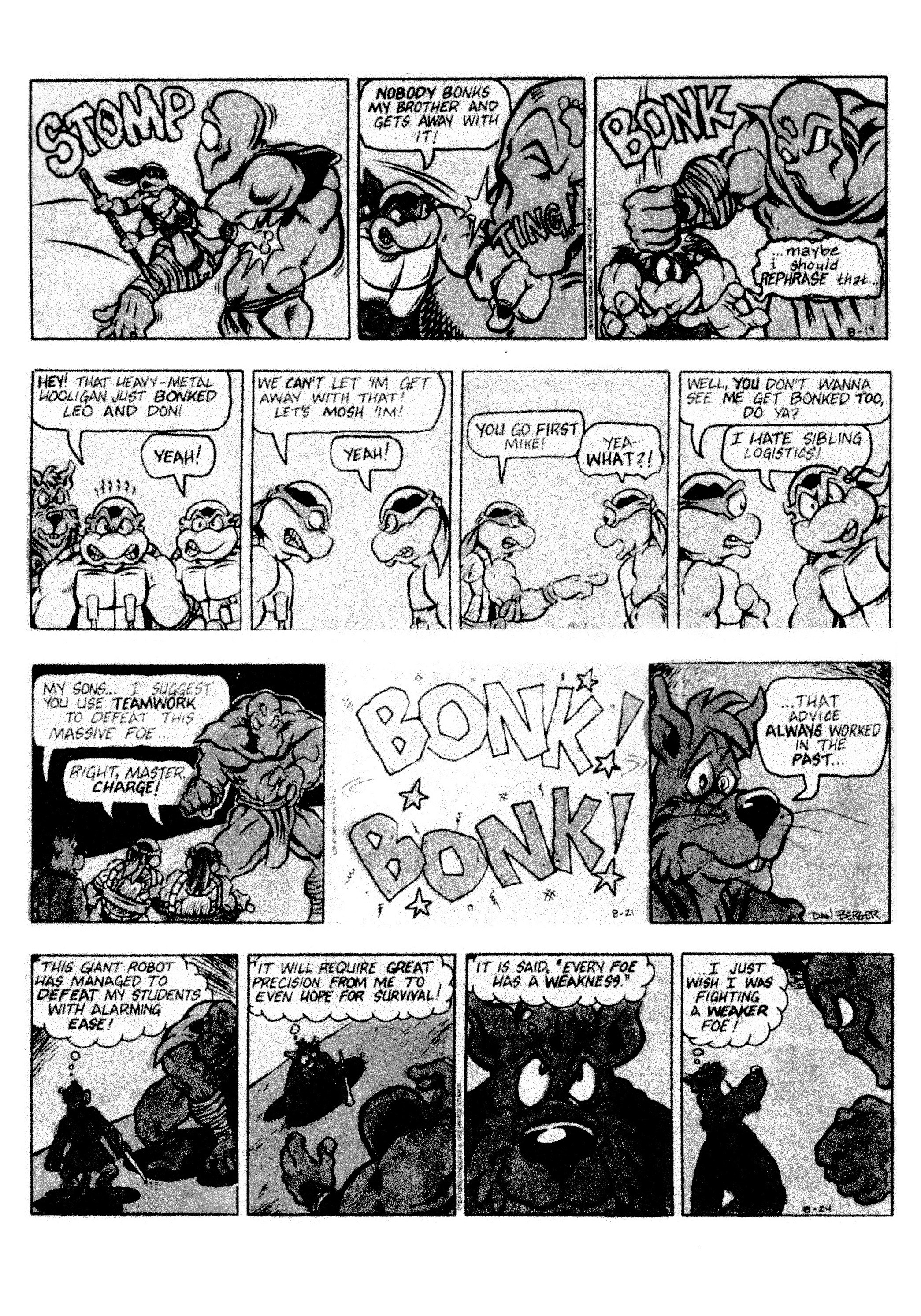 Read online Teenage Mutant Ninja Turtles: Complete Newspaper Daily Comic Strip Collection comic -  Issue # TPB 2 (Part 2) - 27