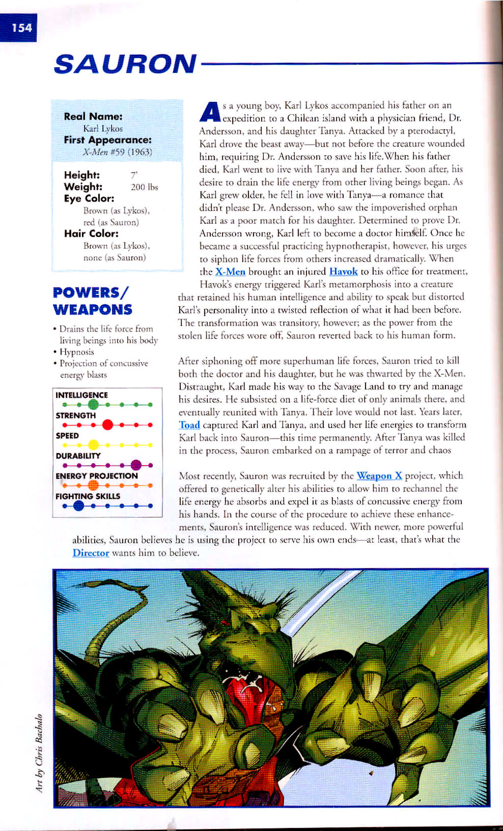 Read online Marvel Encyclopedia comic -  Issue # TPB 2 - 156
