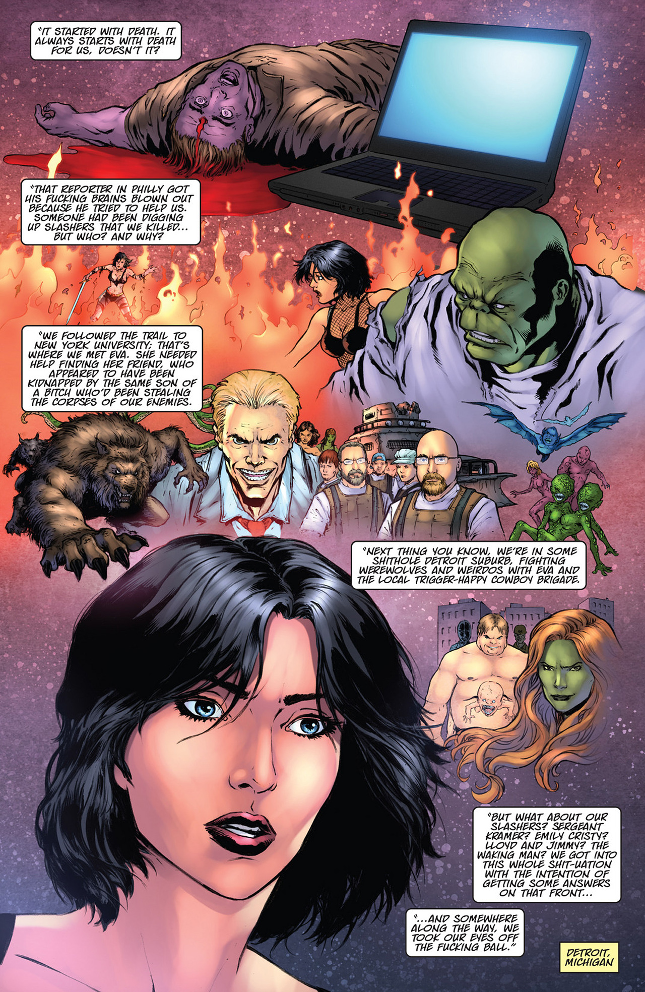 Read online Hack/Slash/Eva Monster's Ball comic -  Issue # _TPB - 79