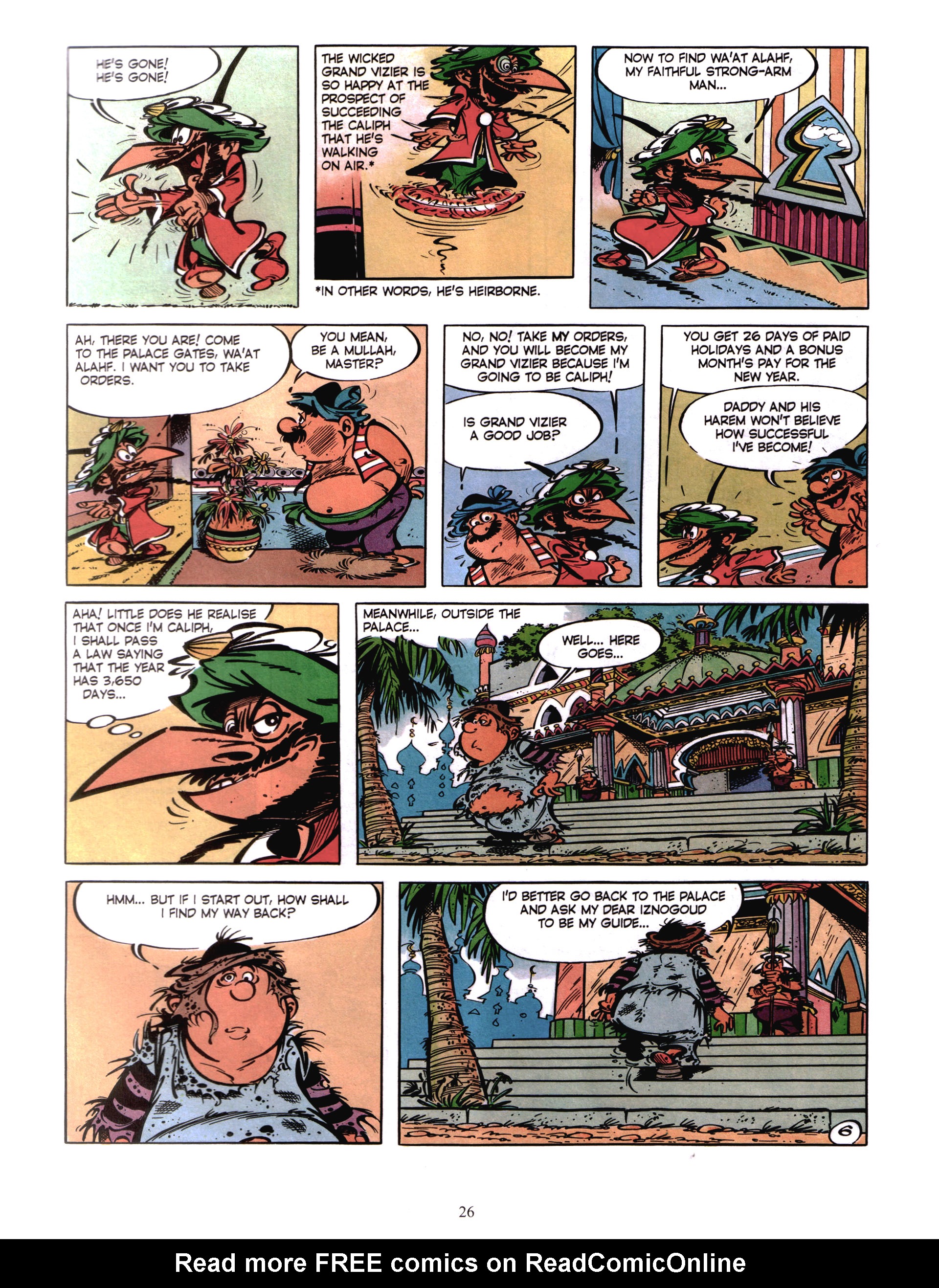 Read online Iznogoud comic -  Issue #6 - 24