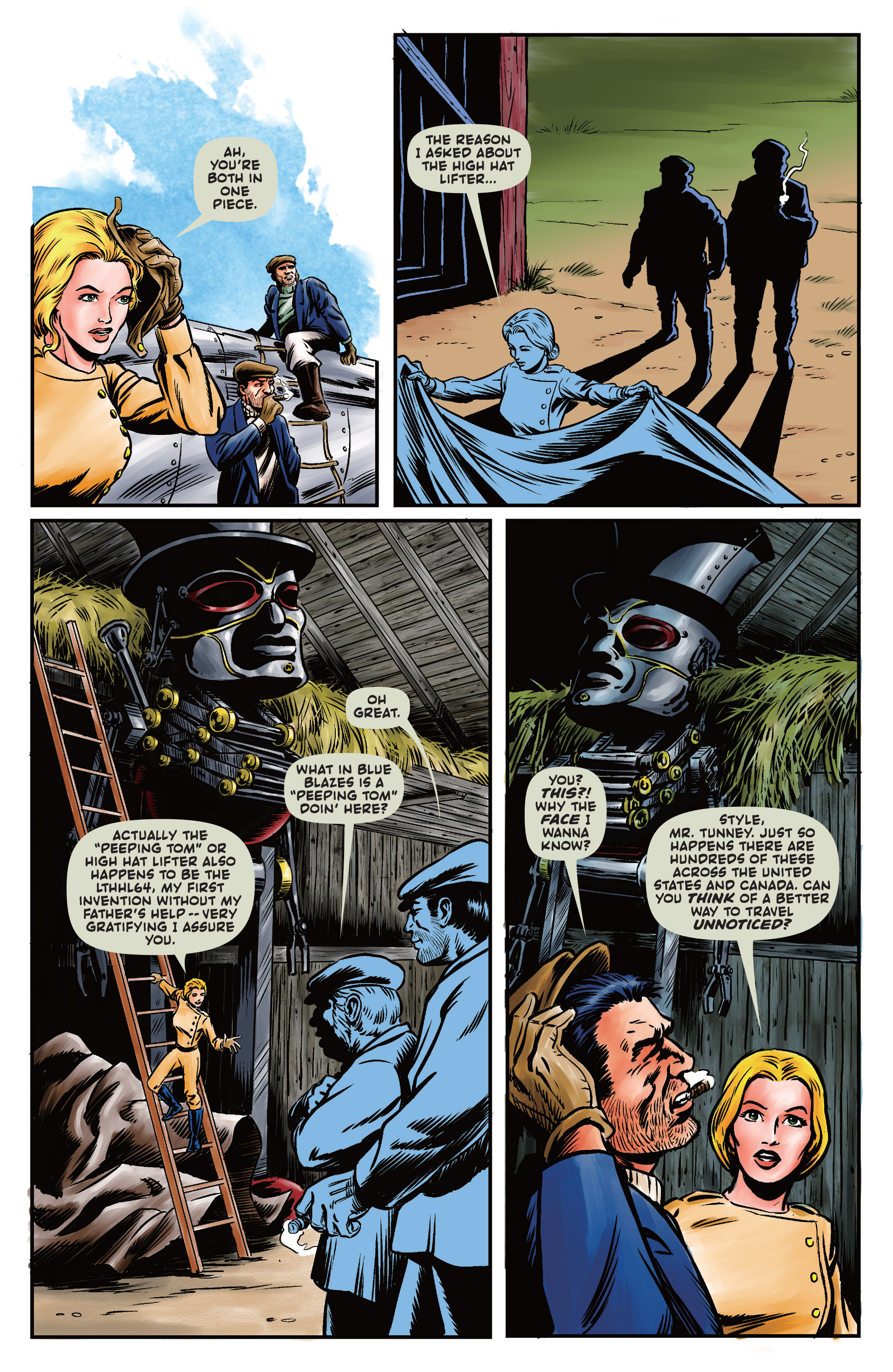 Read online Larry Blamire’s Steam Wars comic -  Issue #2 - 12
