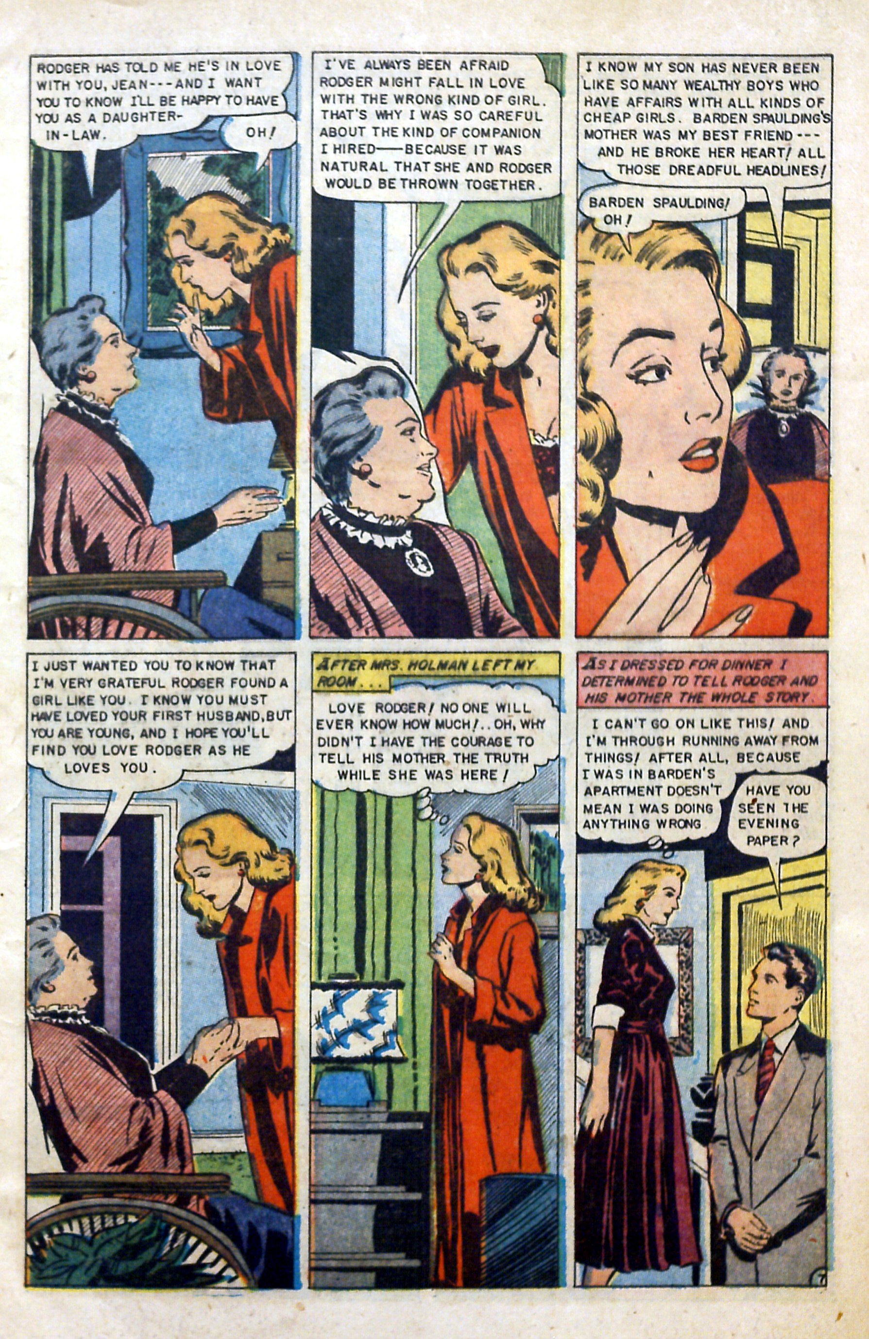 Read online Glamorous Romances comic -  Issue #69 - 9