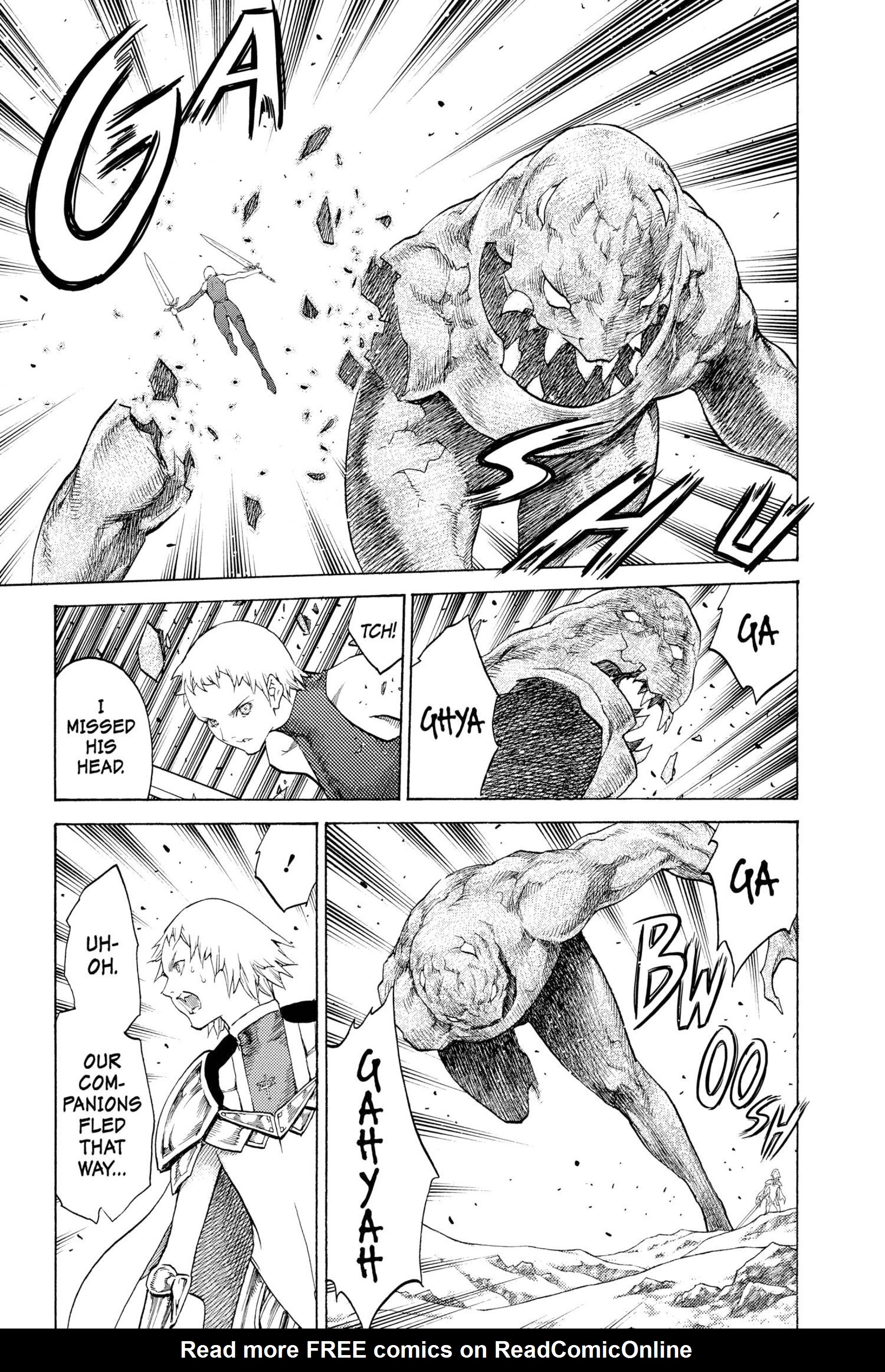 Read online Claymore comic -  Issue #20 - 132