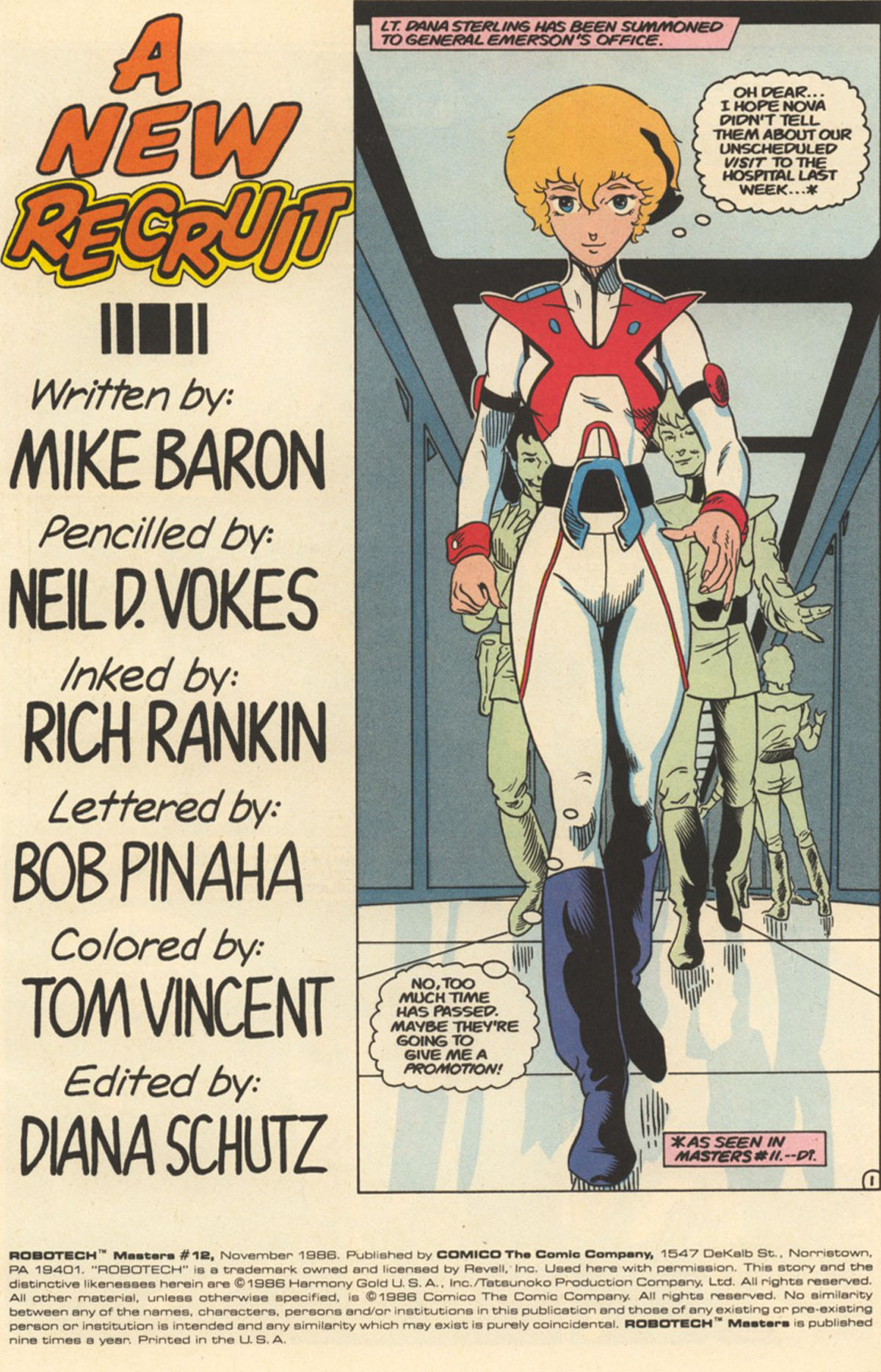 Read online Robotech Masters comic -  Issue #12 - 3