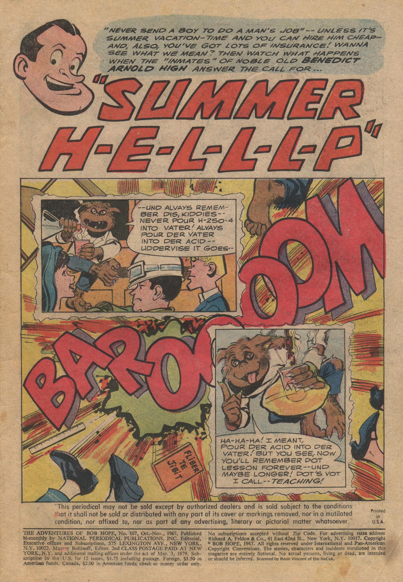 Read online The Adventures of Bob Hope comic -  Issue #107 - 3