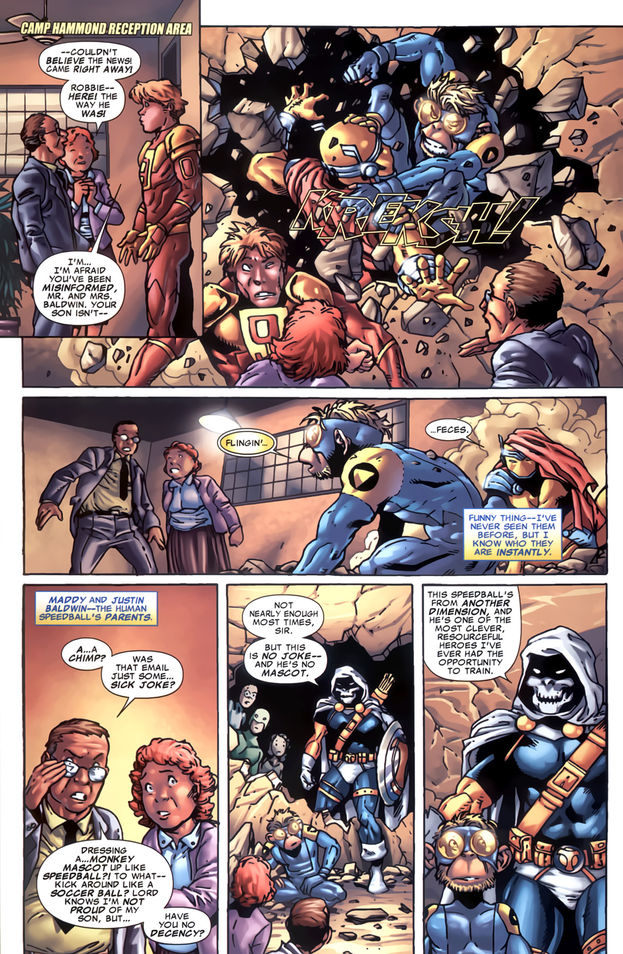 Read online Marvel Apes: Speedball Special comic -  Issue # Full - 11