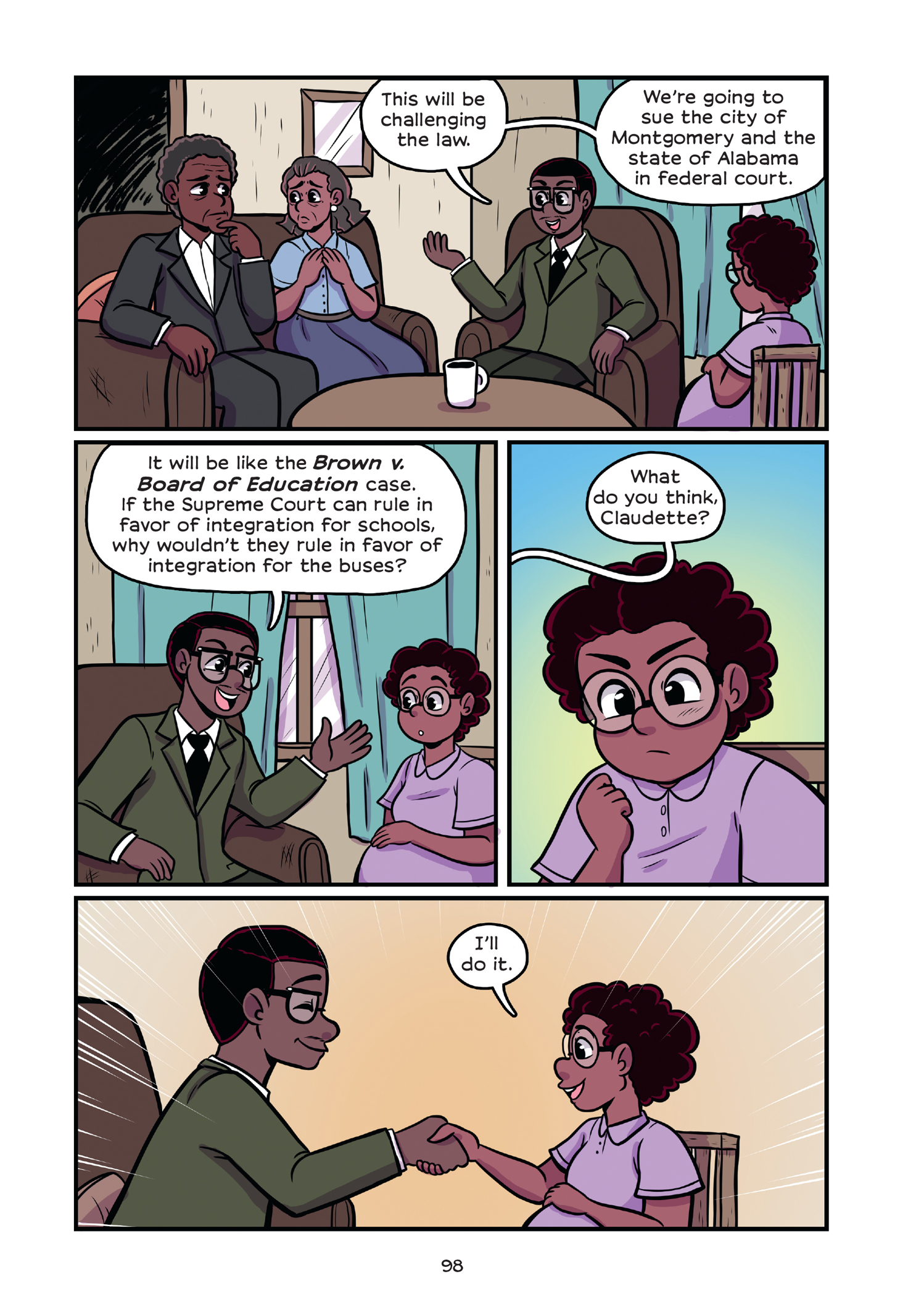 Read online History Comics comic -  Issue # Rosa Parks & Claudette Colvin - Civil Rights Heroes - 103
