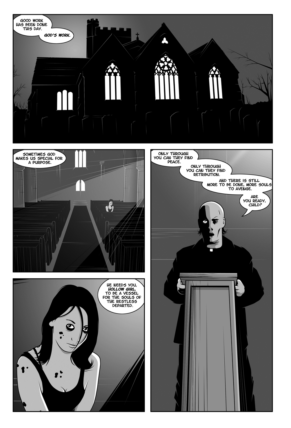 Read online Hollow Girl comic -  Issue #1 - 54