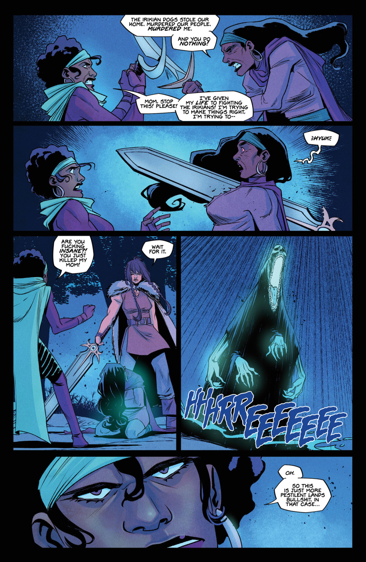 Read online Queen of Swords: A Barbaric Story comic -  Issue #2 - 25