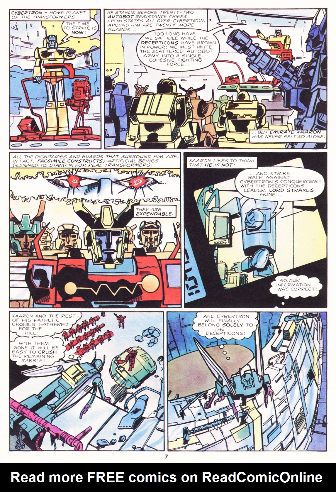 Read online The Transformers (UK) comic -  Issue #88 - 7