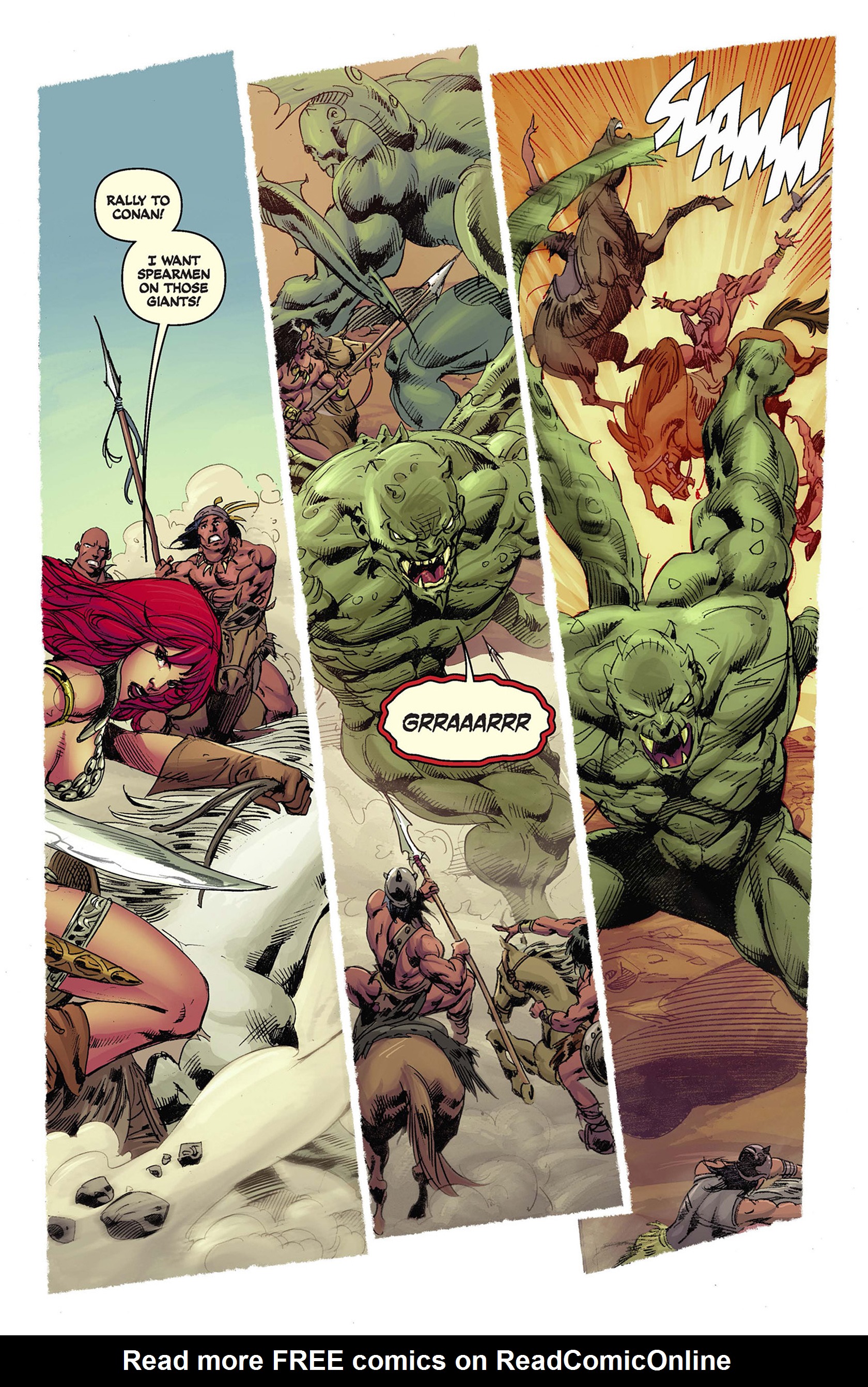 Read online Red Sonja/Conan comic -  Issue #2 - 17