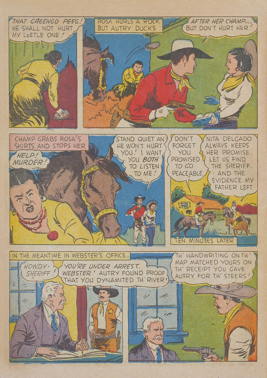 Gene Autry Comics issue 10 - Page 56