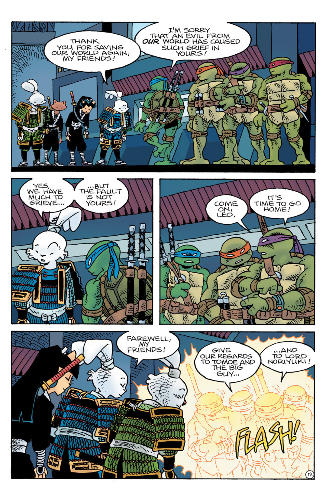Read online Teenage Mutant Ninja Turtles/Usagi Yojimbo: WhereWhen comic -  Issue #5 - 21