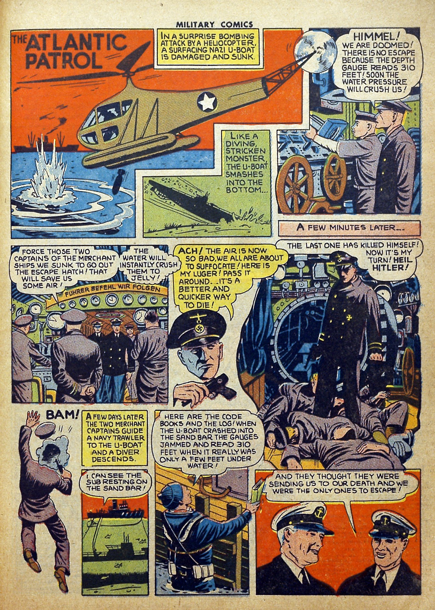 Read online Military Comics comic -  Issue #26 - 51