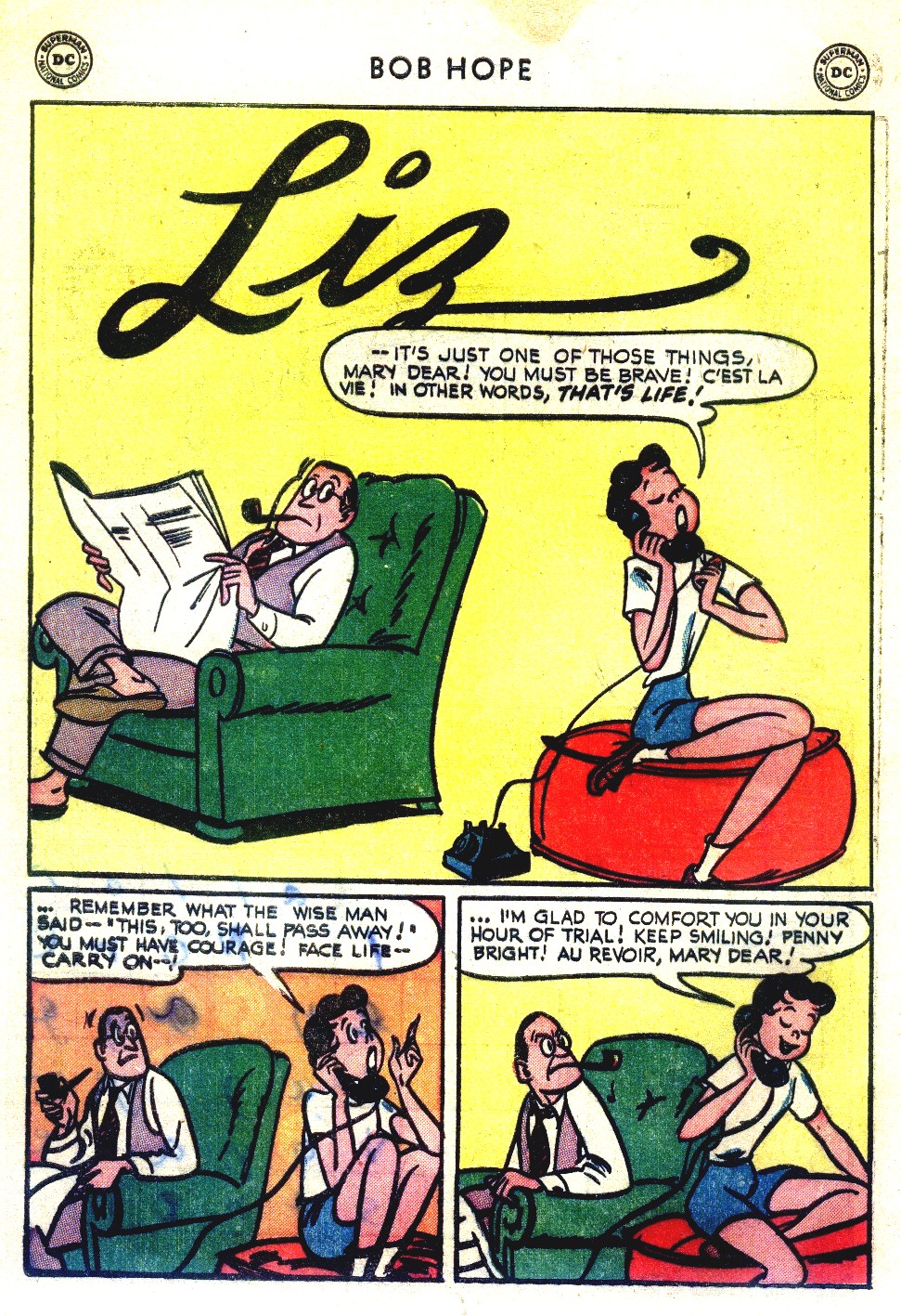 Read online The Adventures of Bob Hope comic -  Issue #27 - 36