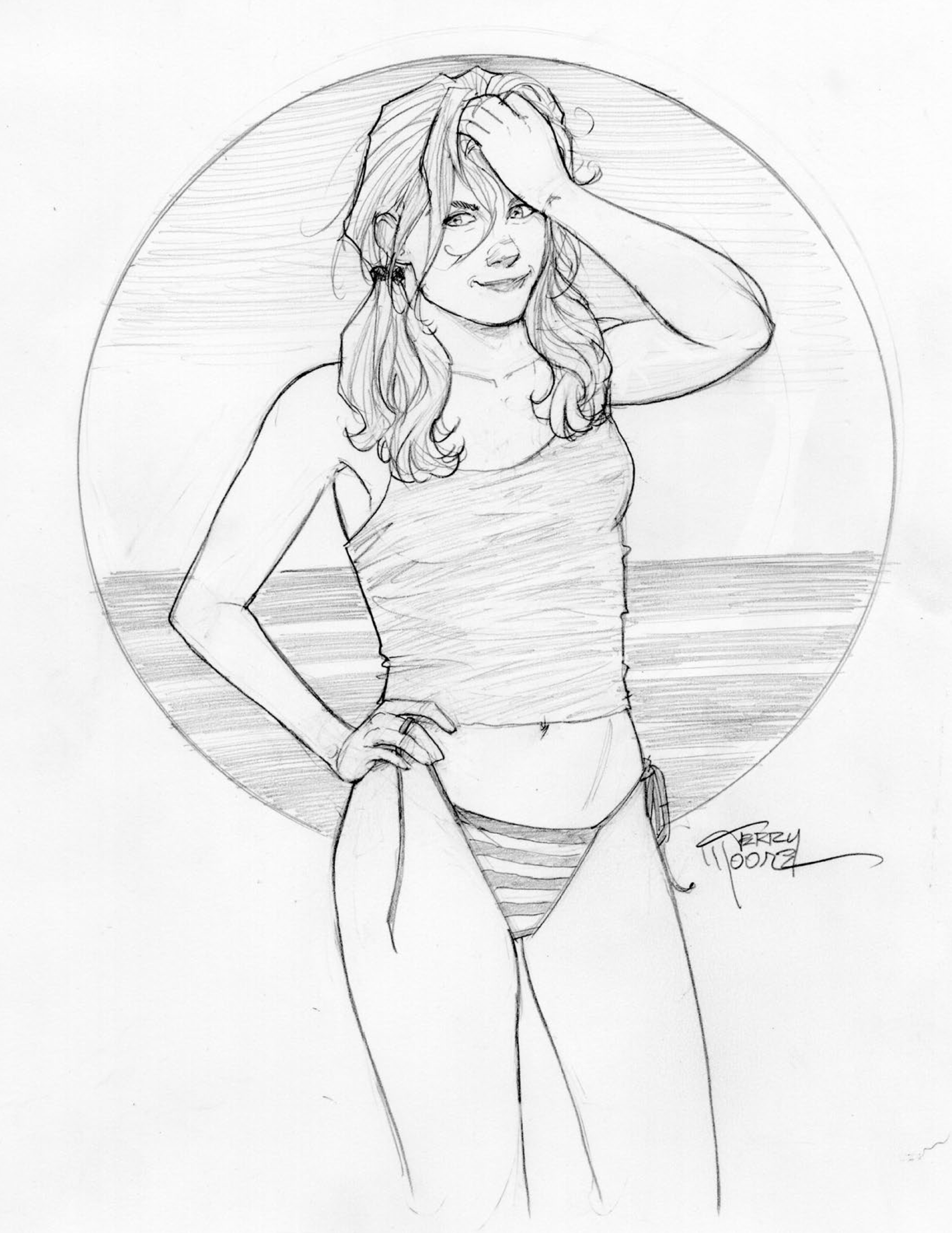 Read online Terry Moore after dark… comic -  Issue # TPB - 89