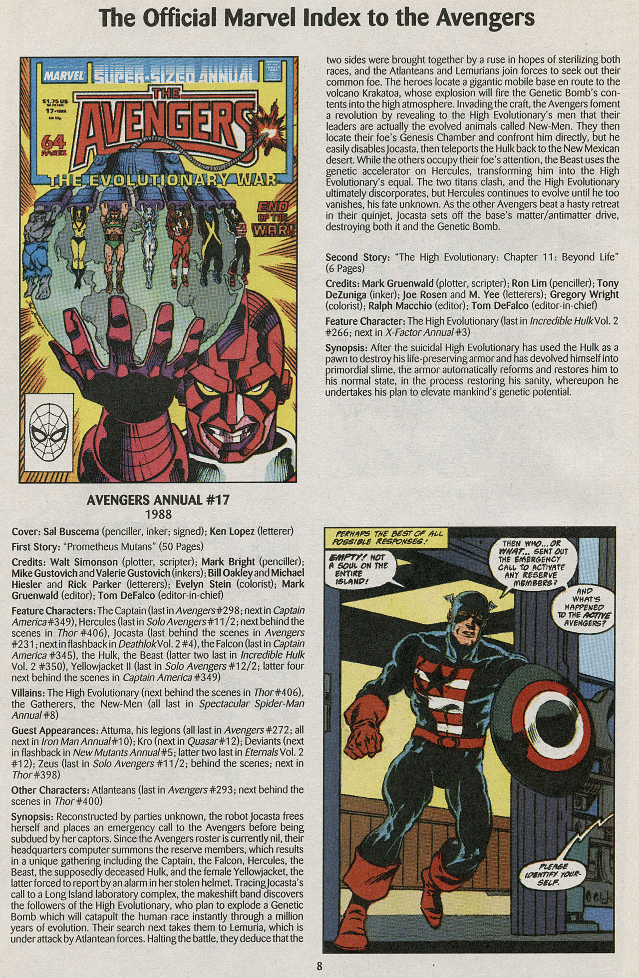 Read online The Official Marvel Index to the Avengers comic -  Issue #6 - 10