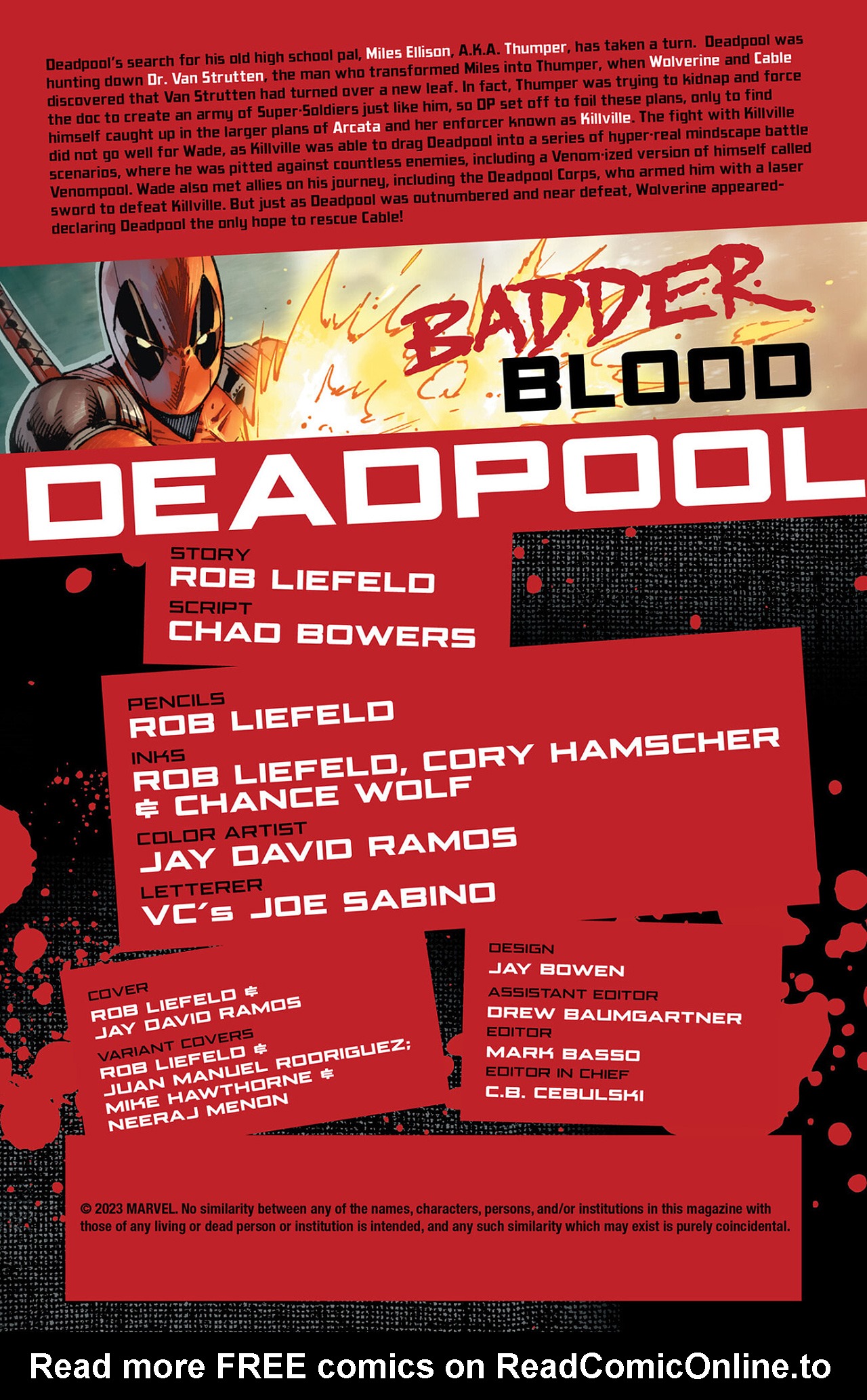 Read online Deadpool: Badder Blood comic -  Issue #4 - 2