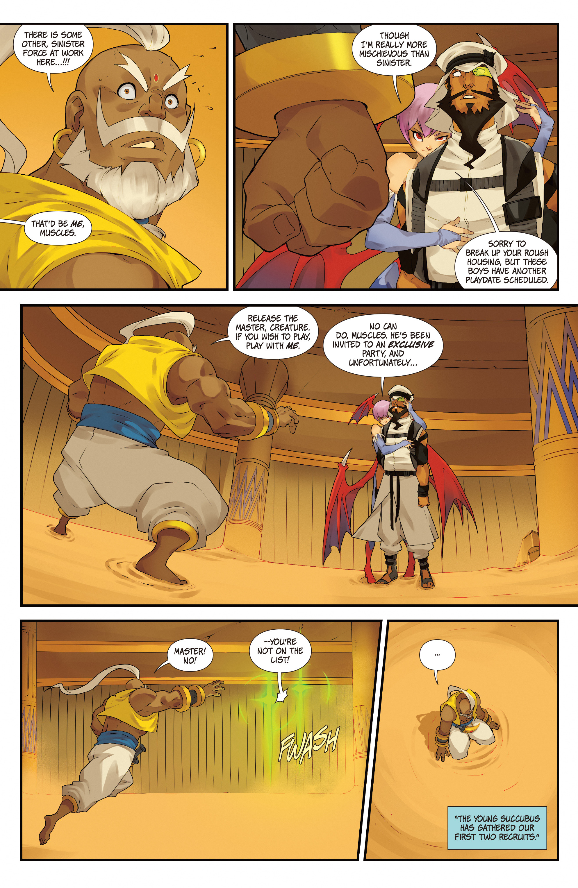 Read online Street Fighter VS Darkstalkers comic -  Issue #0 - 19