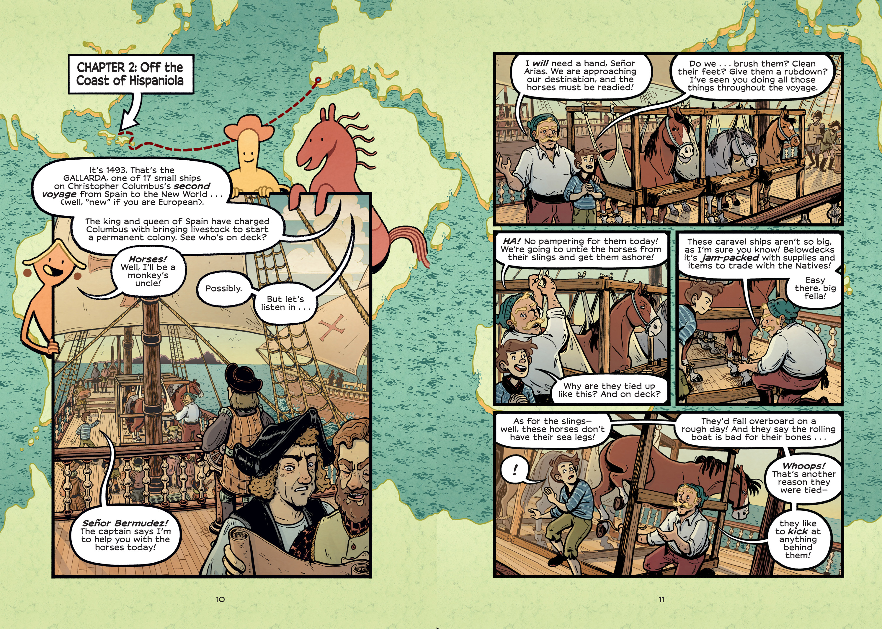 Read online History Comics comic -  Issue # The Wild Mustang - Horses of the American West - 18