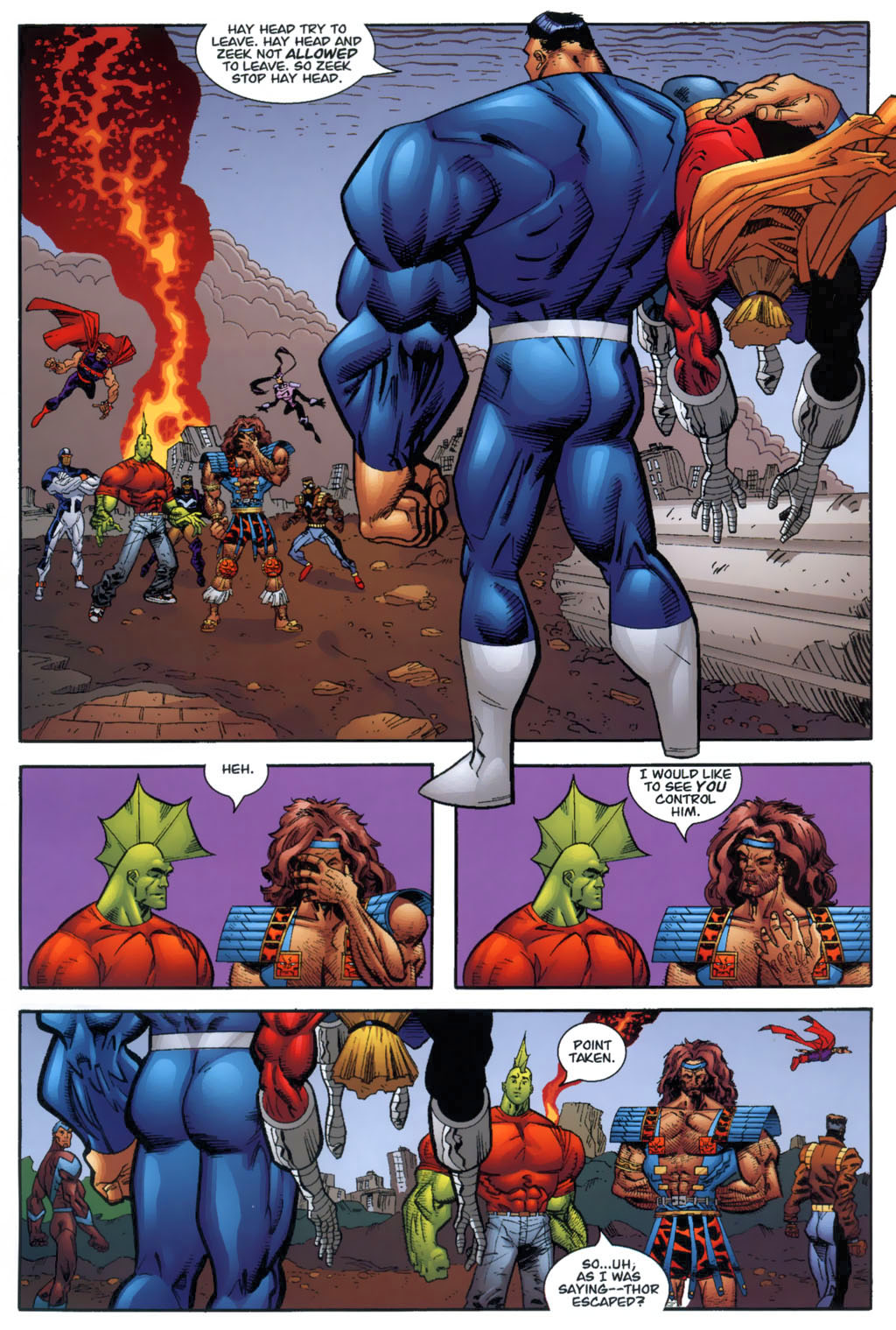 Read online Savage Dragon: God War comic -  Issue #2 - 14