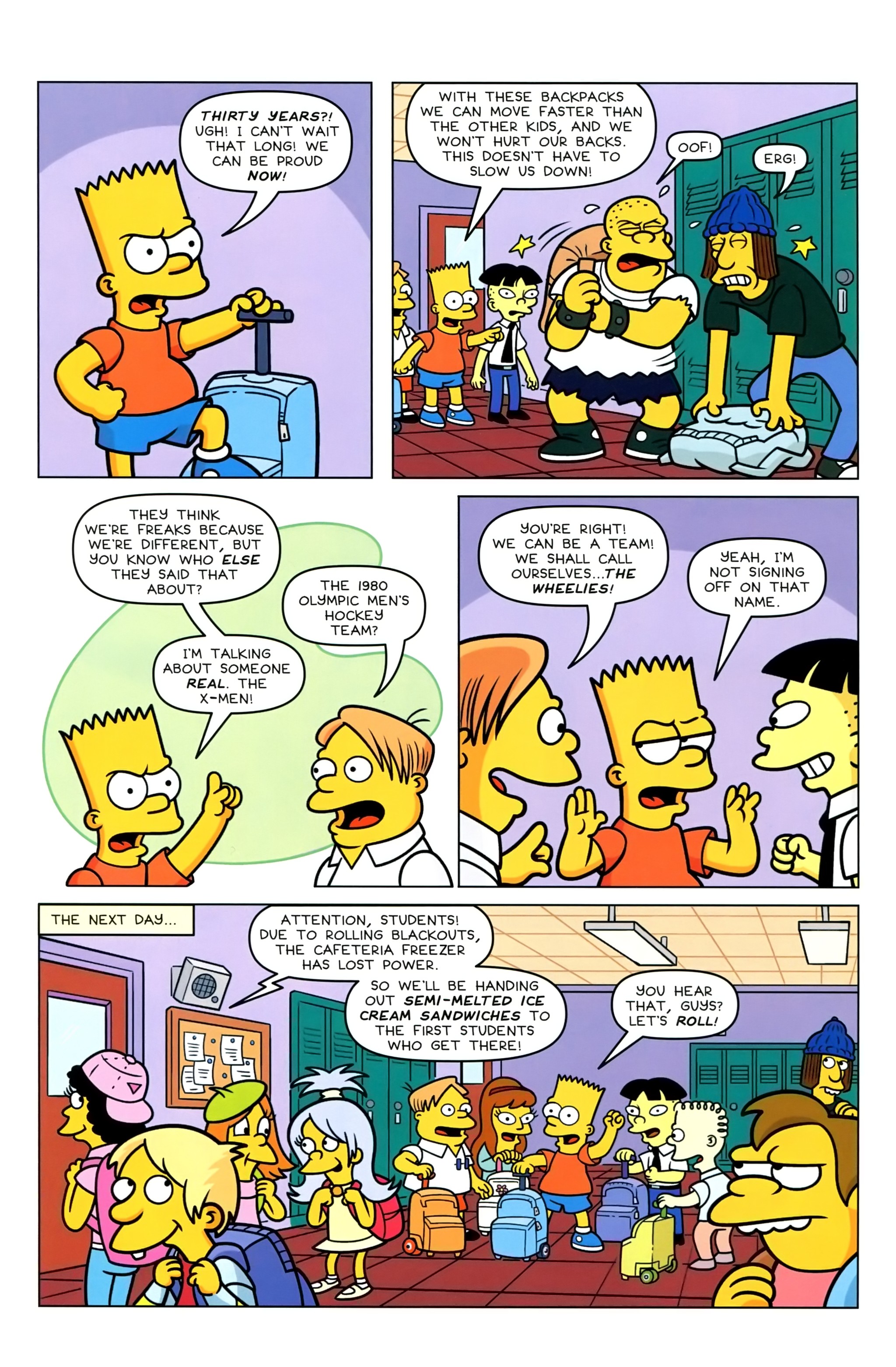 Read online Bongo Comics Free-For-All! comic -  Issue #2017 - 6