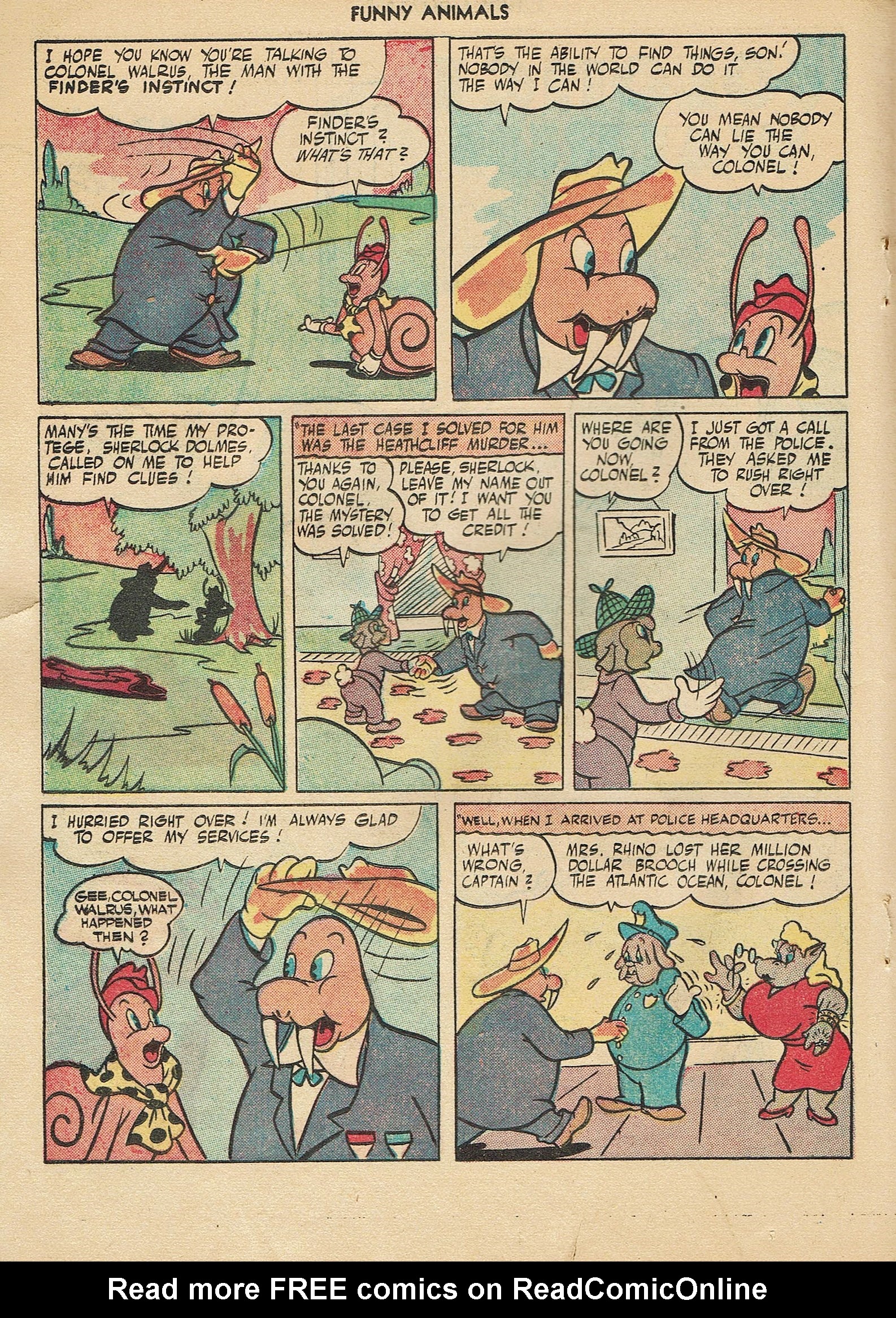 Read online Fawcett's Funny Animals comic -  Issue #46 - 24
