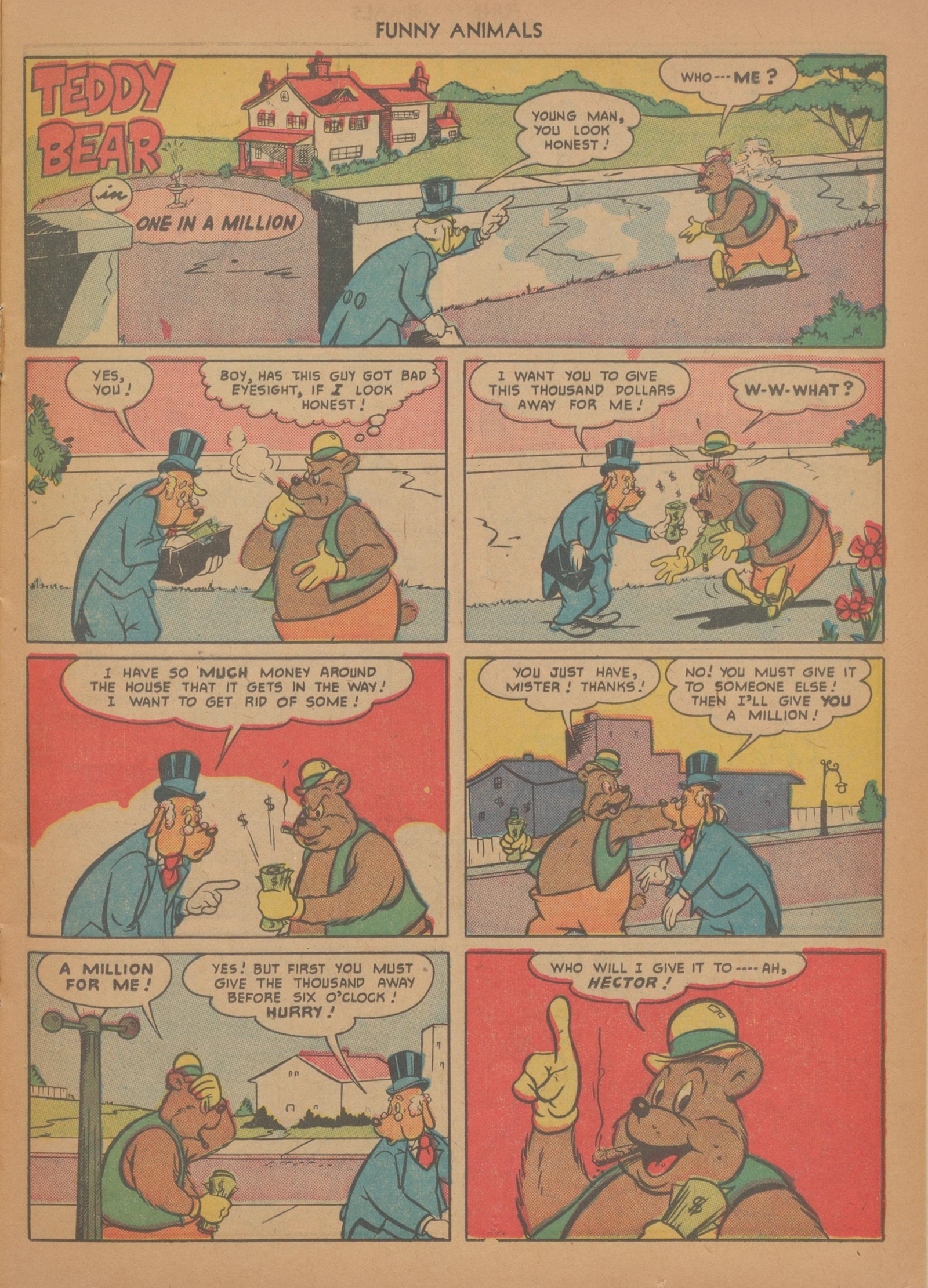 Read online Fawcett's Funny Animals comic -  Issue #70 - 13