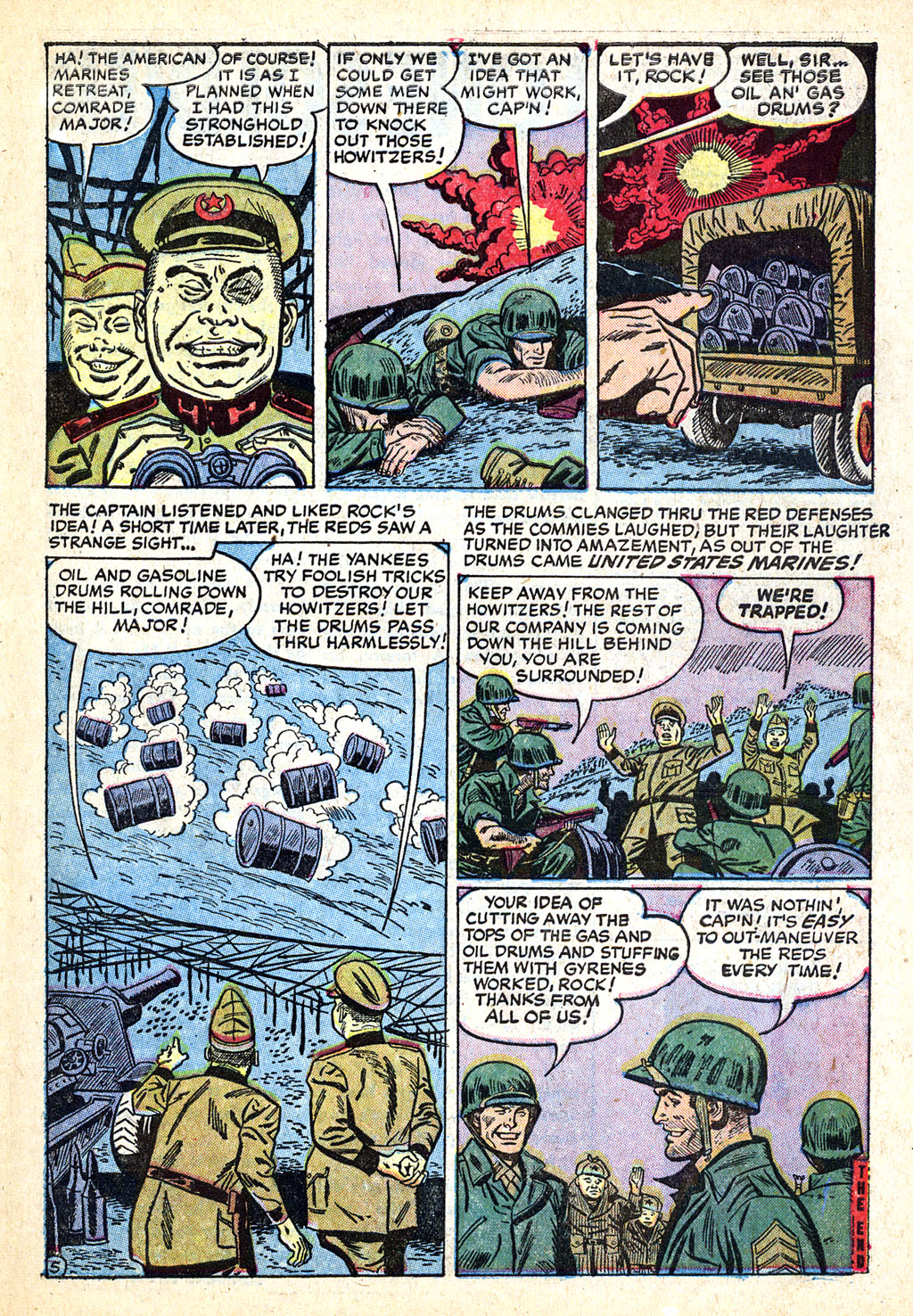 Read online Marines in Action comic -  Issue #6 - 7