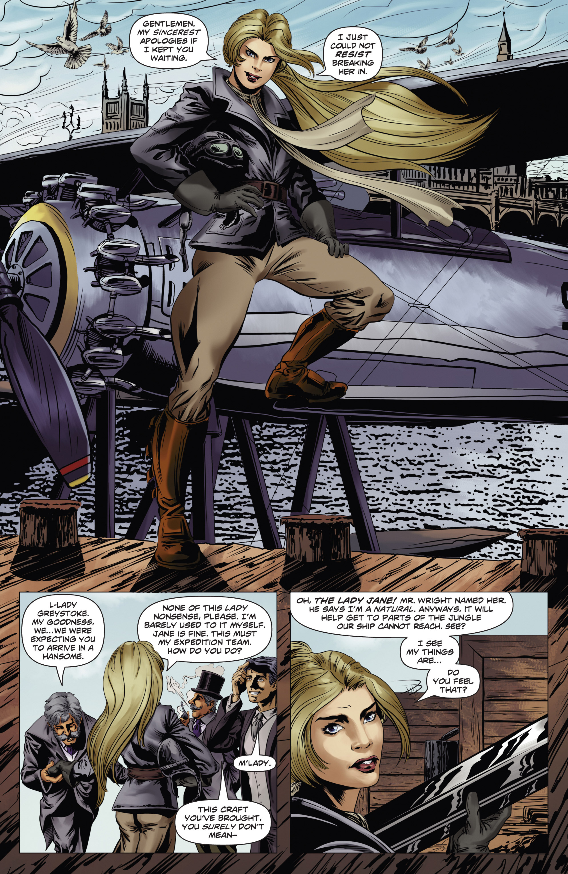 Read online Swords of Sorrow: Pantha & Jane Porter Special comic -  Issue # Full - 7