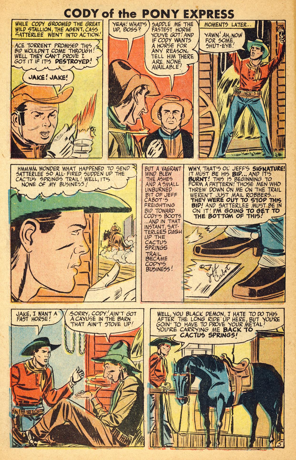 Read online Cody of the Pony Express comic -  Issue # Full - 16