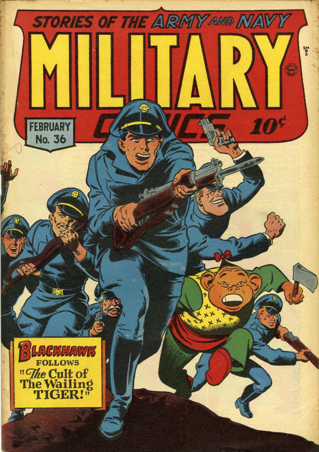 Read online Military Comics comic -  Issue #36 - 1