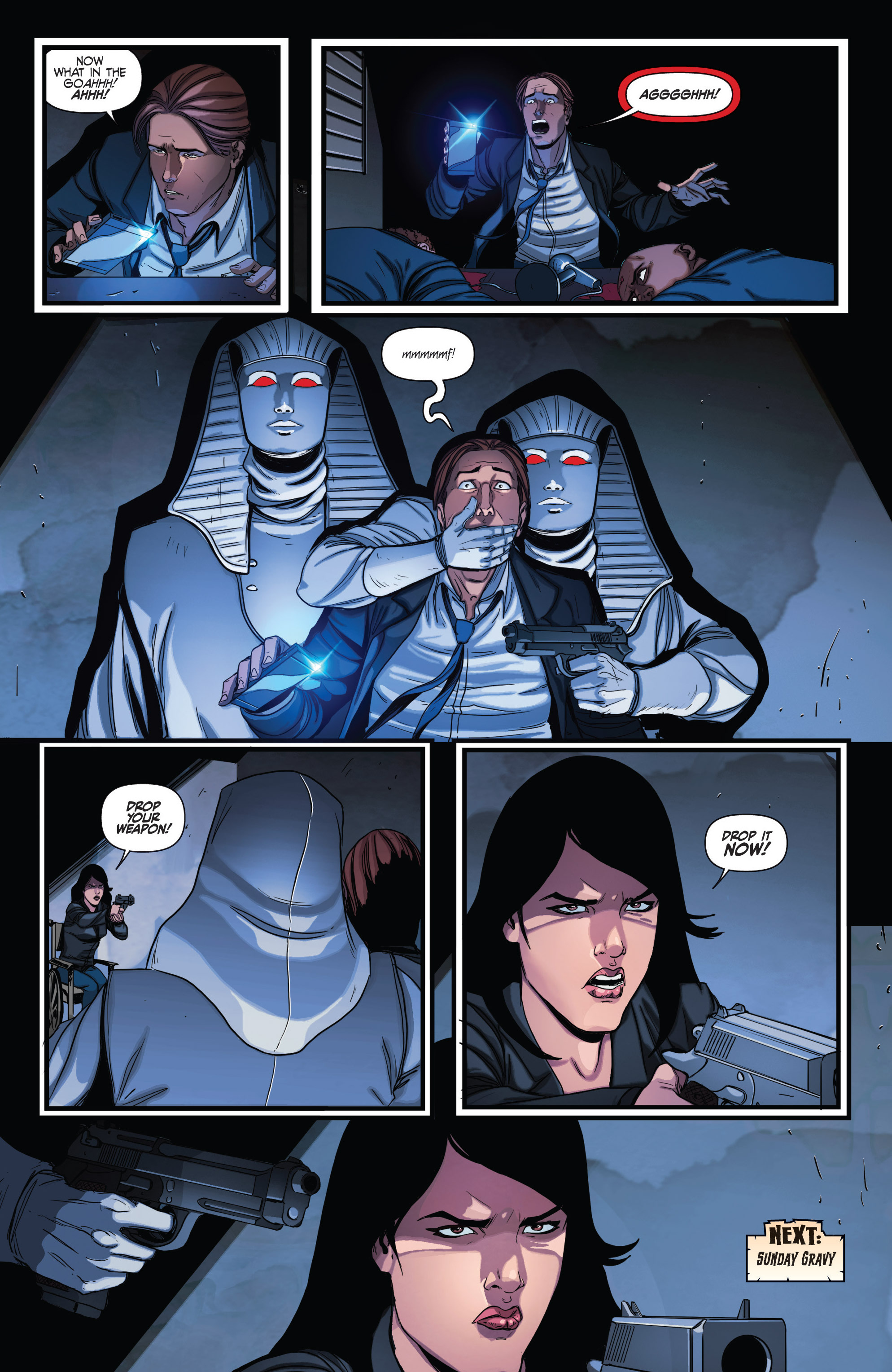 Read online Van Helsing vs The Mummy of Amun-Ra comic -  Issue #2 - 24