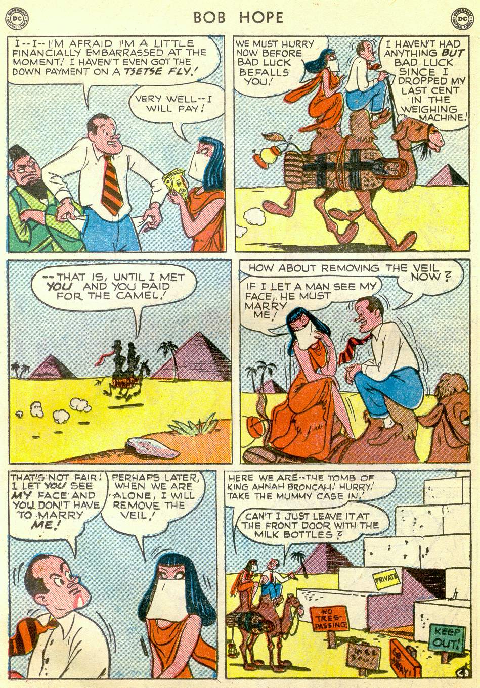 Read online The Adventures of Bob Hope comic -  Issue #5 - 37