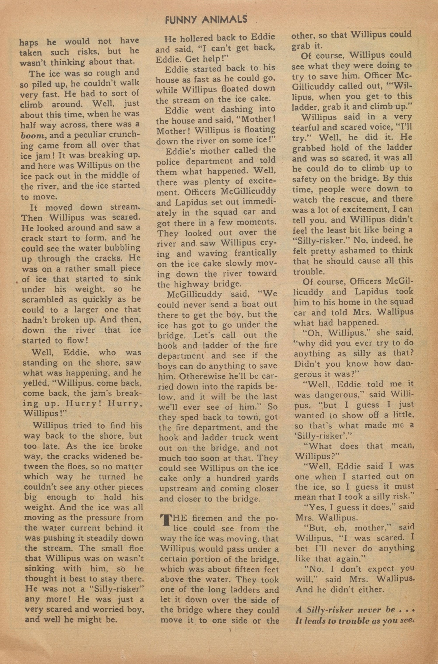 Read online Fawcett's Funny Animals comic -  Issue #50 - 12