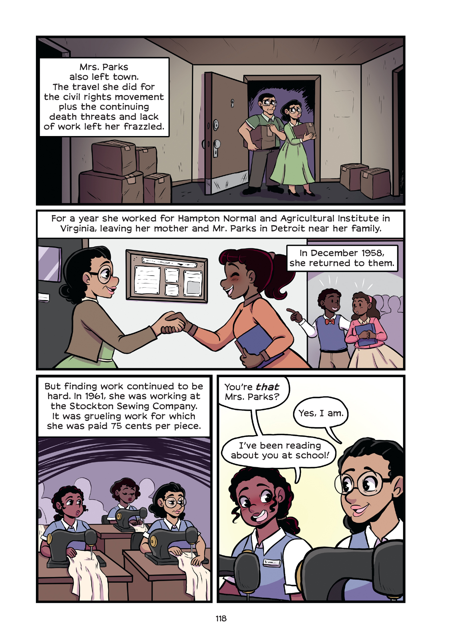 Read online History Comics comic -  Issue # Rosa Parks & Claudette Colvin - Civil Rights Heroes - 123