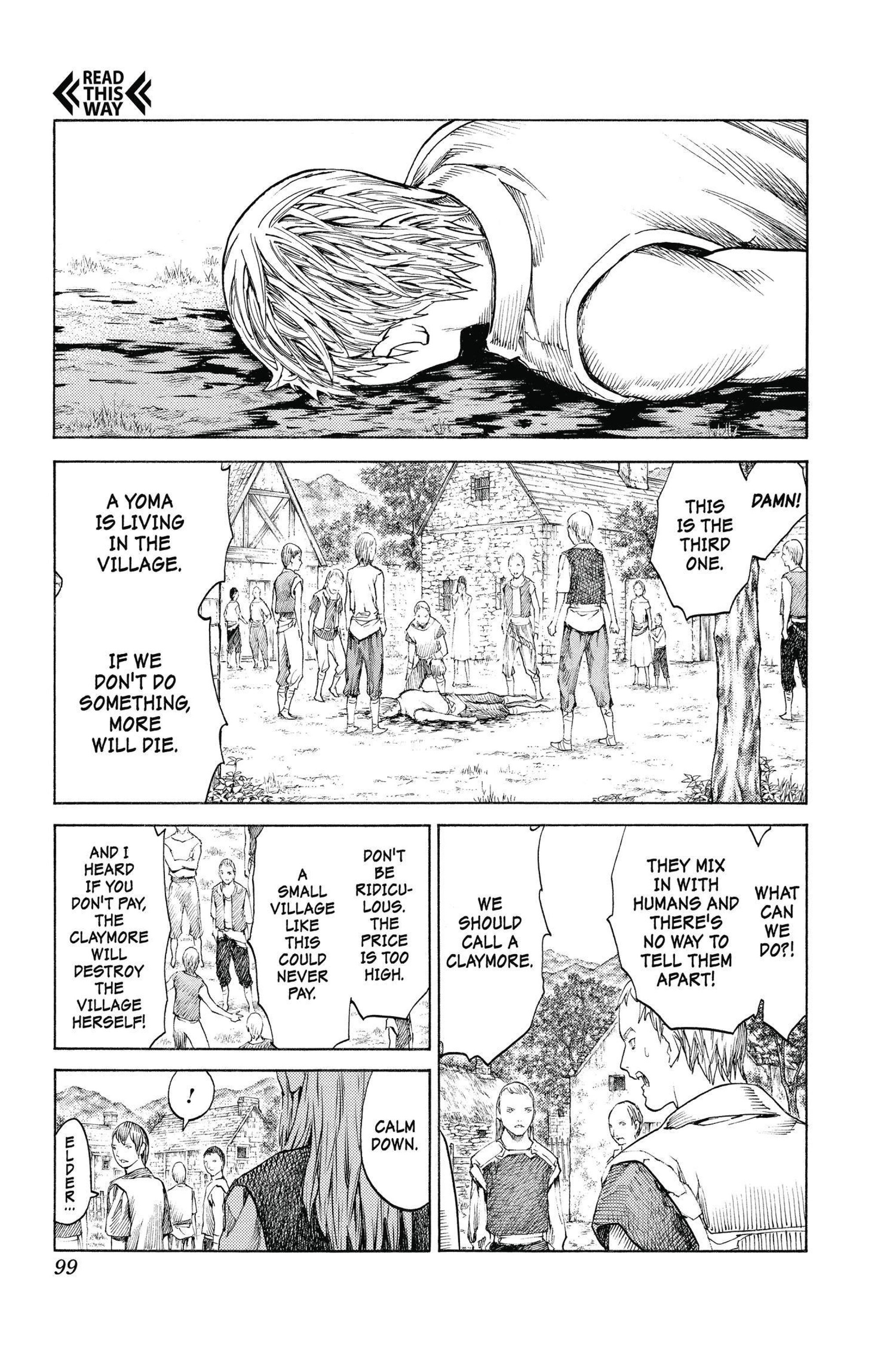 Read online Claymore comic -  Issue #24 - 92