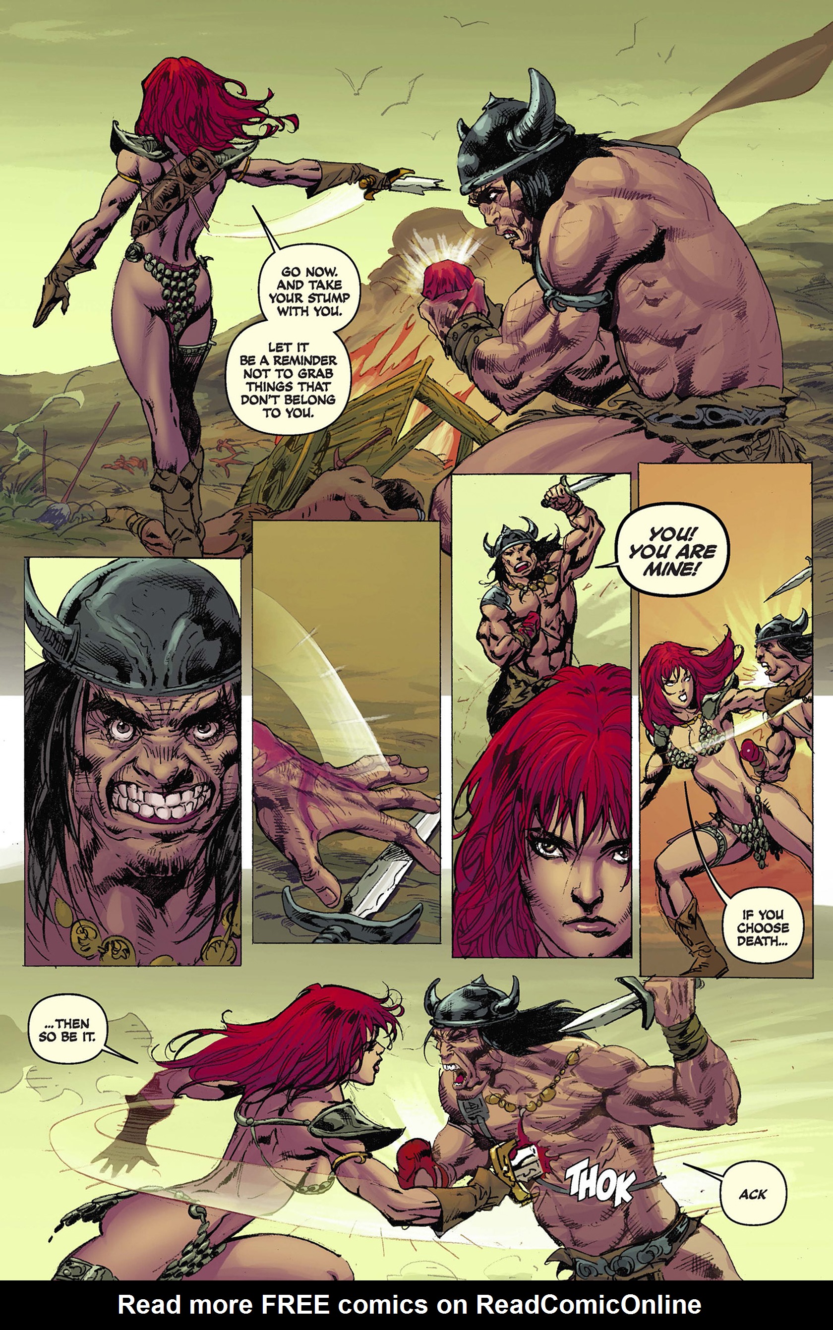 Read online Red Sonja/Conan comic -  Issue #2 - 22