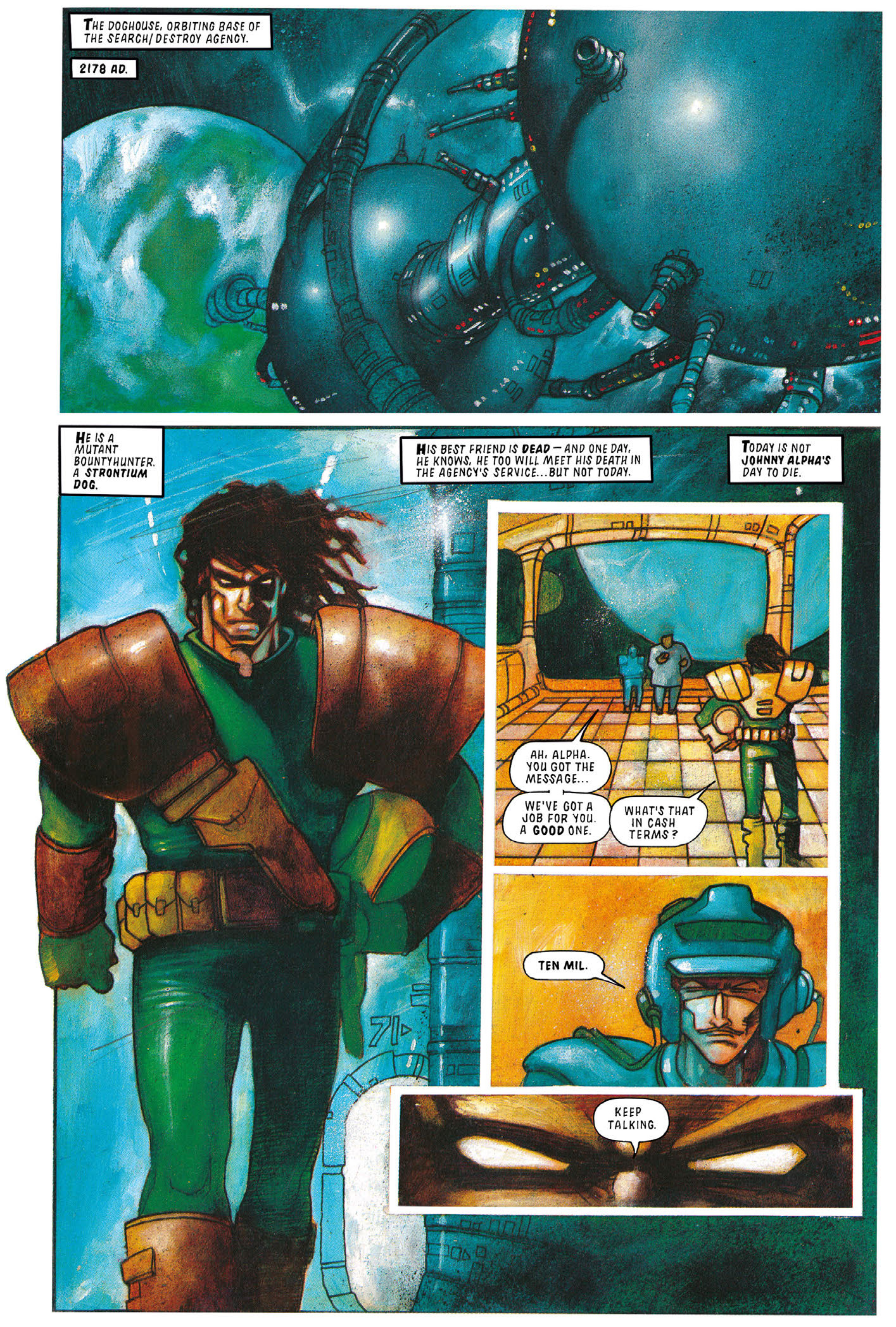 Read online Essential Judge Dredd: Judgement Day comic -  Issue # TPB - 20