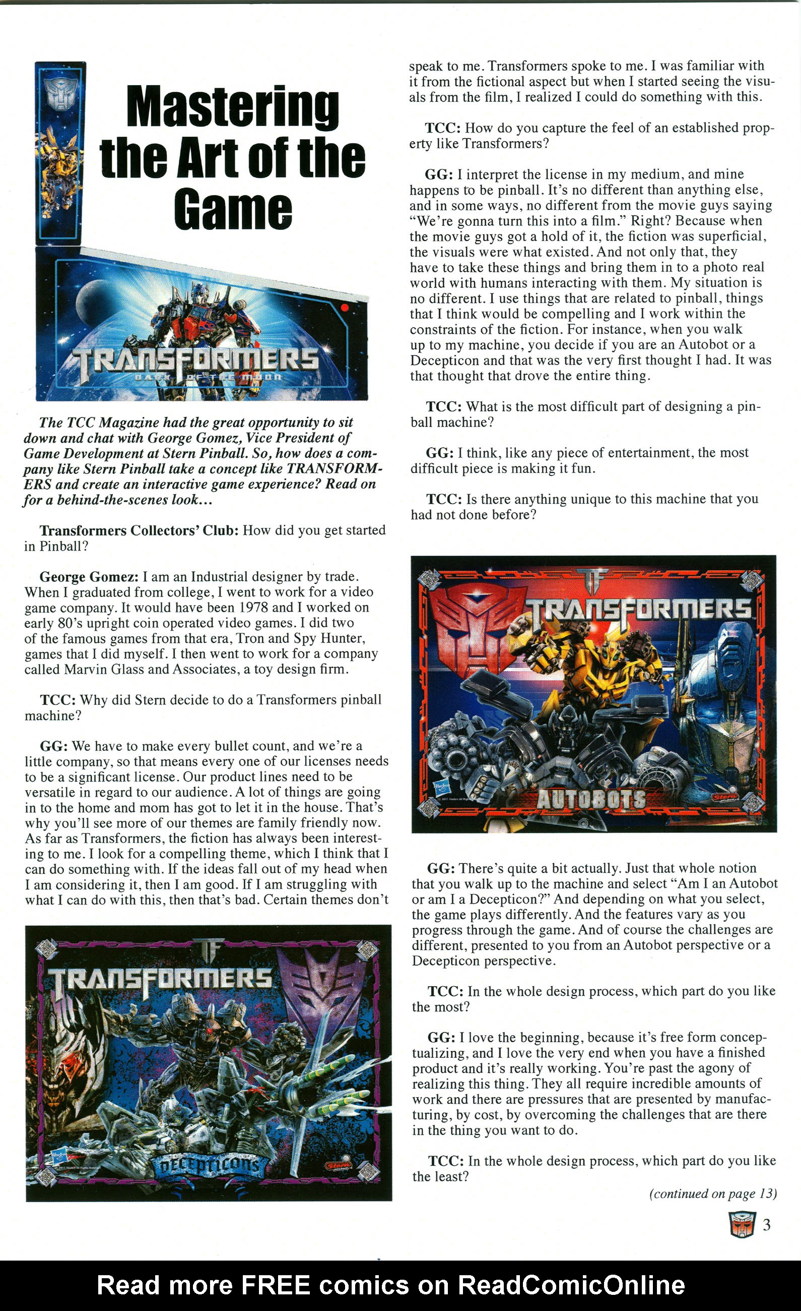 Read online Transformers: Collectors' Club comic -  Issue #52 - 3