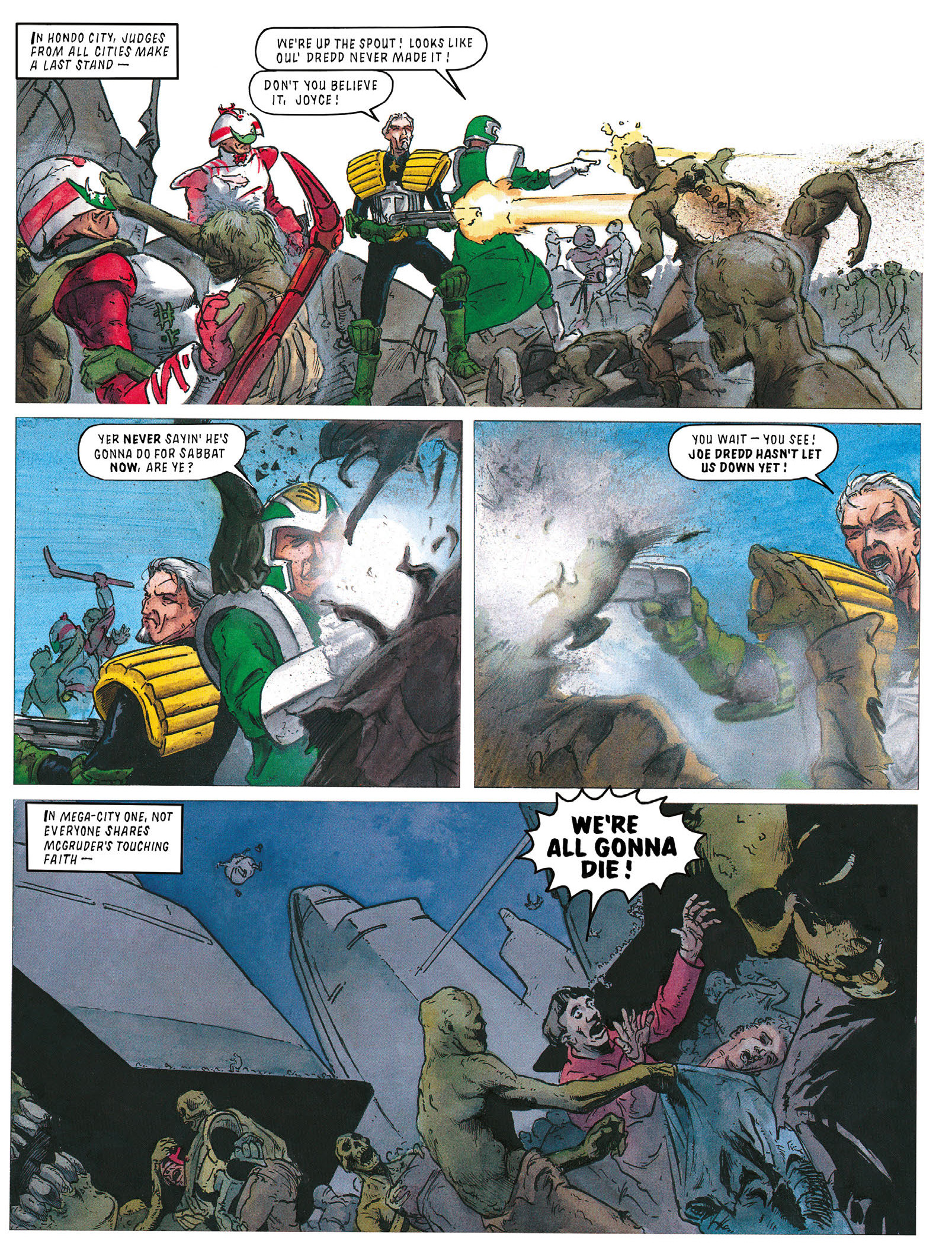 Read online Essential Judge Dredd: Judgement Day comic -  Issue # TPB - 144