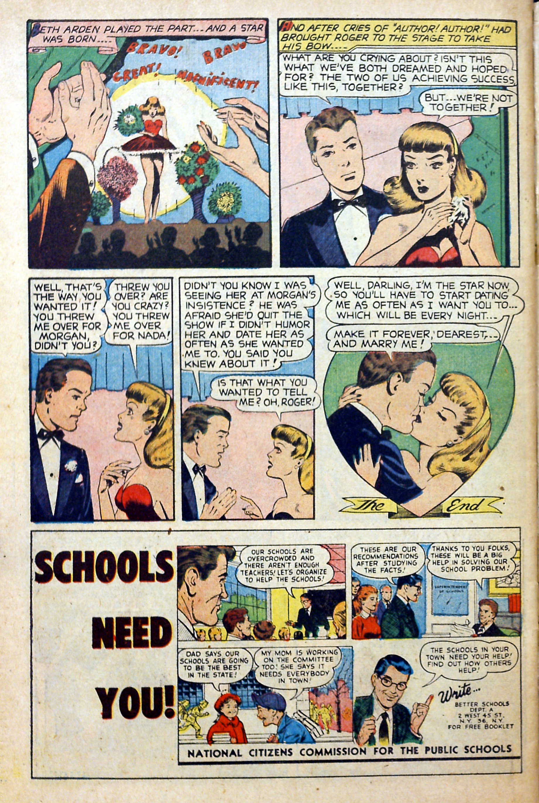 Read online Glamorous Romances comic -  Issue #73 - 34