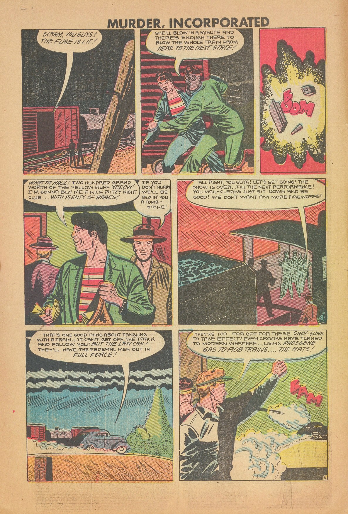 Read online Murder Incorporated (1950) comic -  Issue #2 - 6