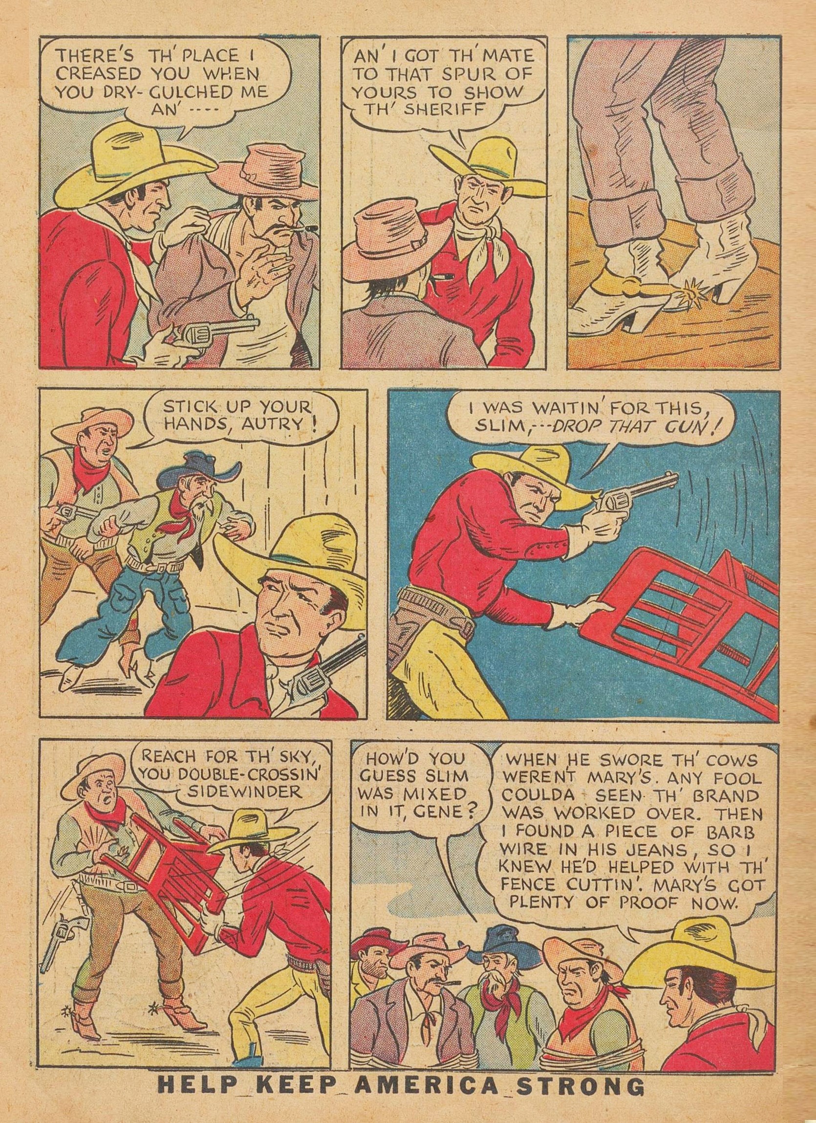 Read online Gene Autry Comics comic -  Issue #3 - 66