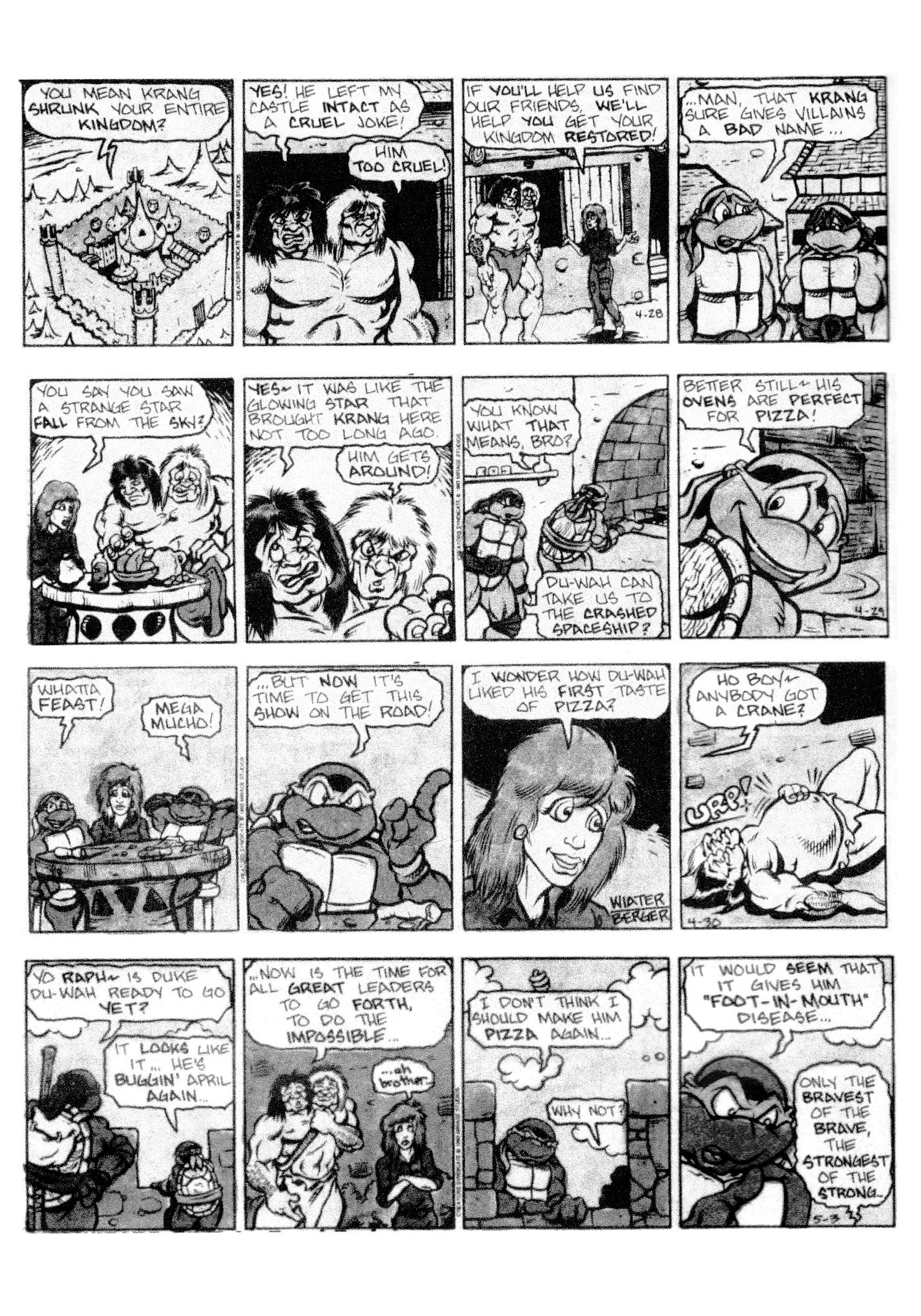 Read online Teenage Mutant Ninja Turtles: Complete Newspaper Daily Comic Strip Collection comic -  Issue # TPB 2 (Part 2) - 73