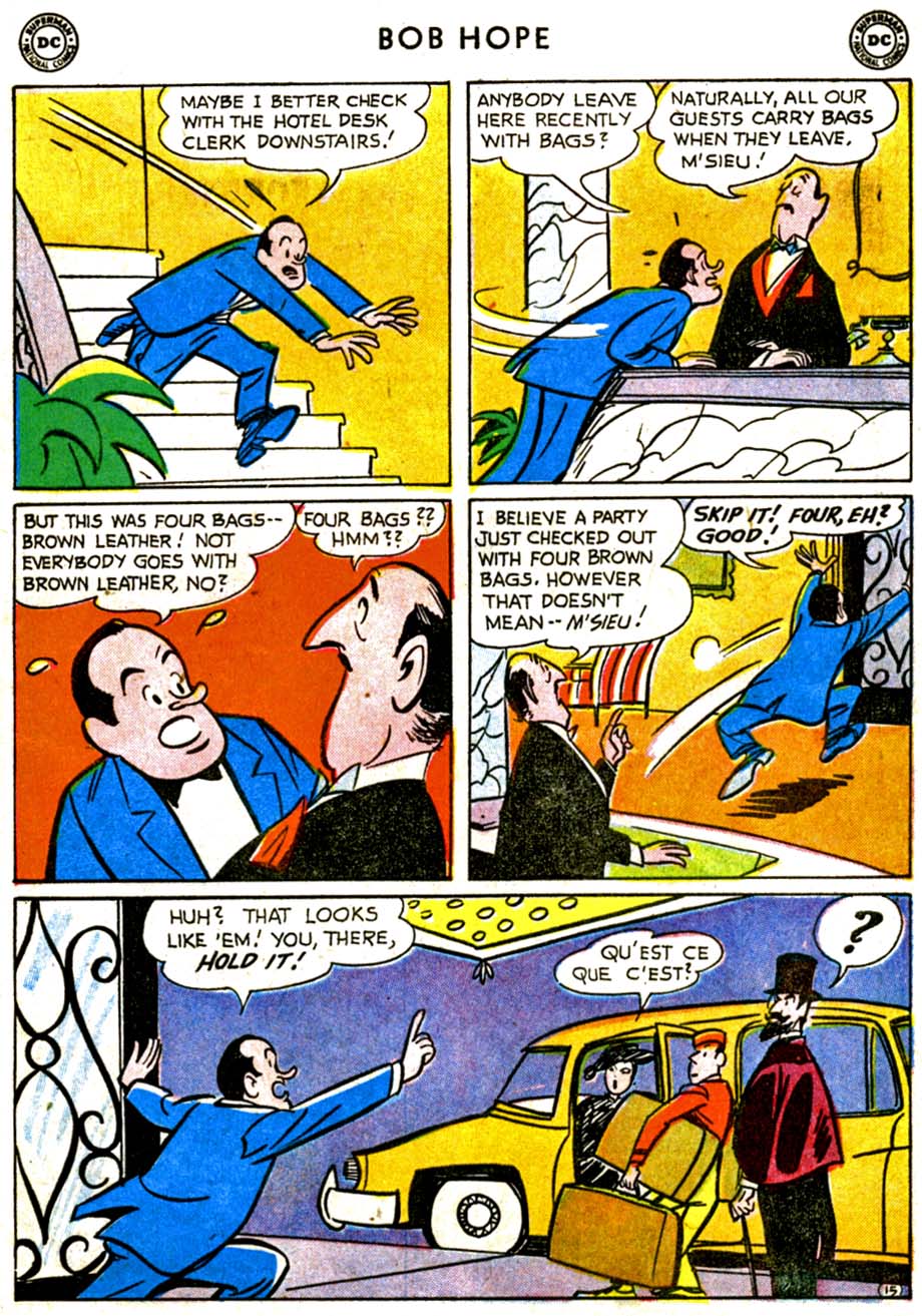 Read online The Adventures of Bob Hope comic -  Issue #66 - 19