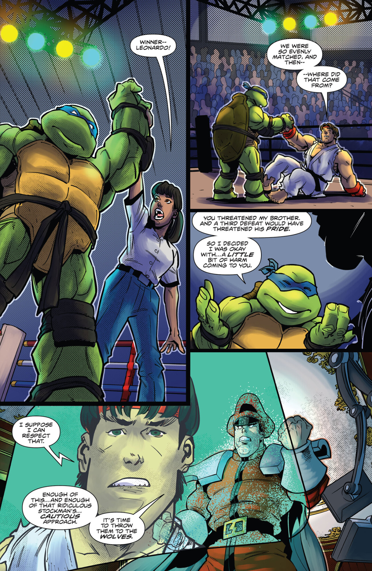 Read online Teenage Mutant Ninja Turtles vs. Street Fighter comic -  Issue #2 - 10