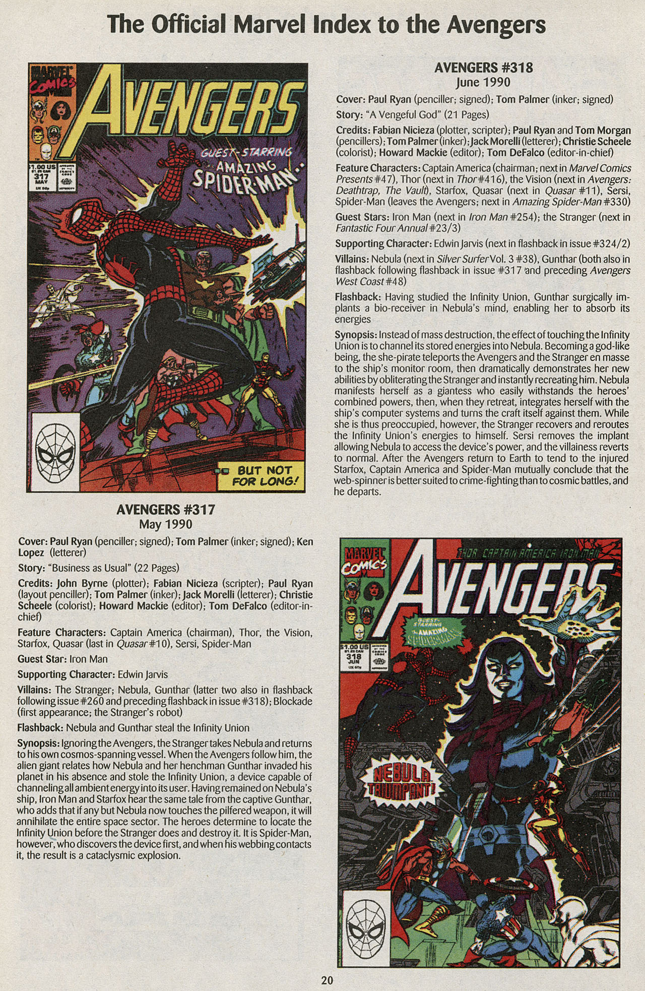 Read online The Official Marvel Index to the Avengers comic -  Issue #6 - 22