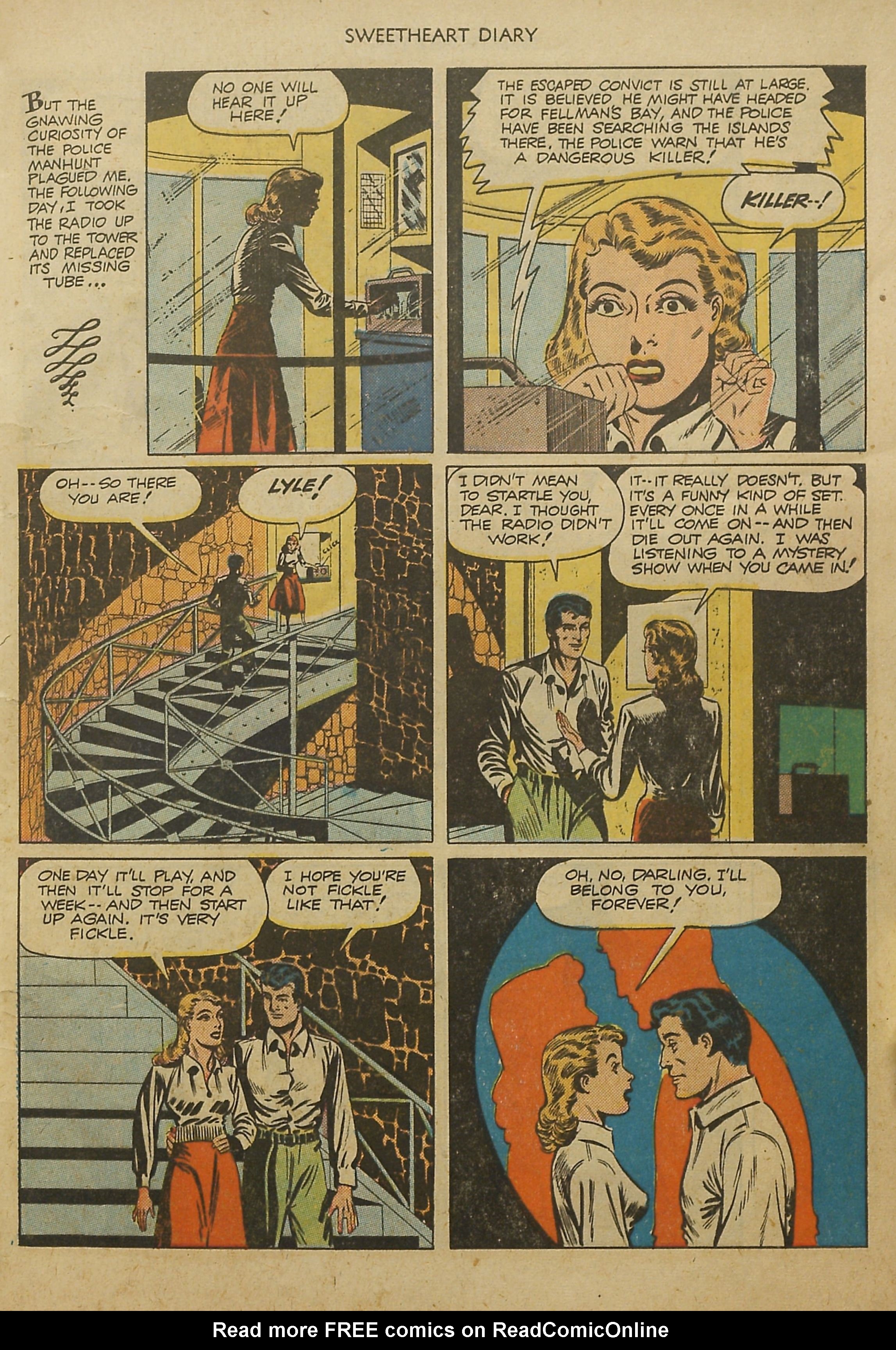 Read online Sweetheart Diary comic -  Issue #4 - 9